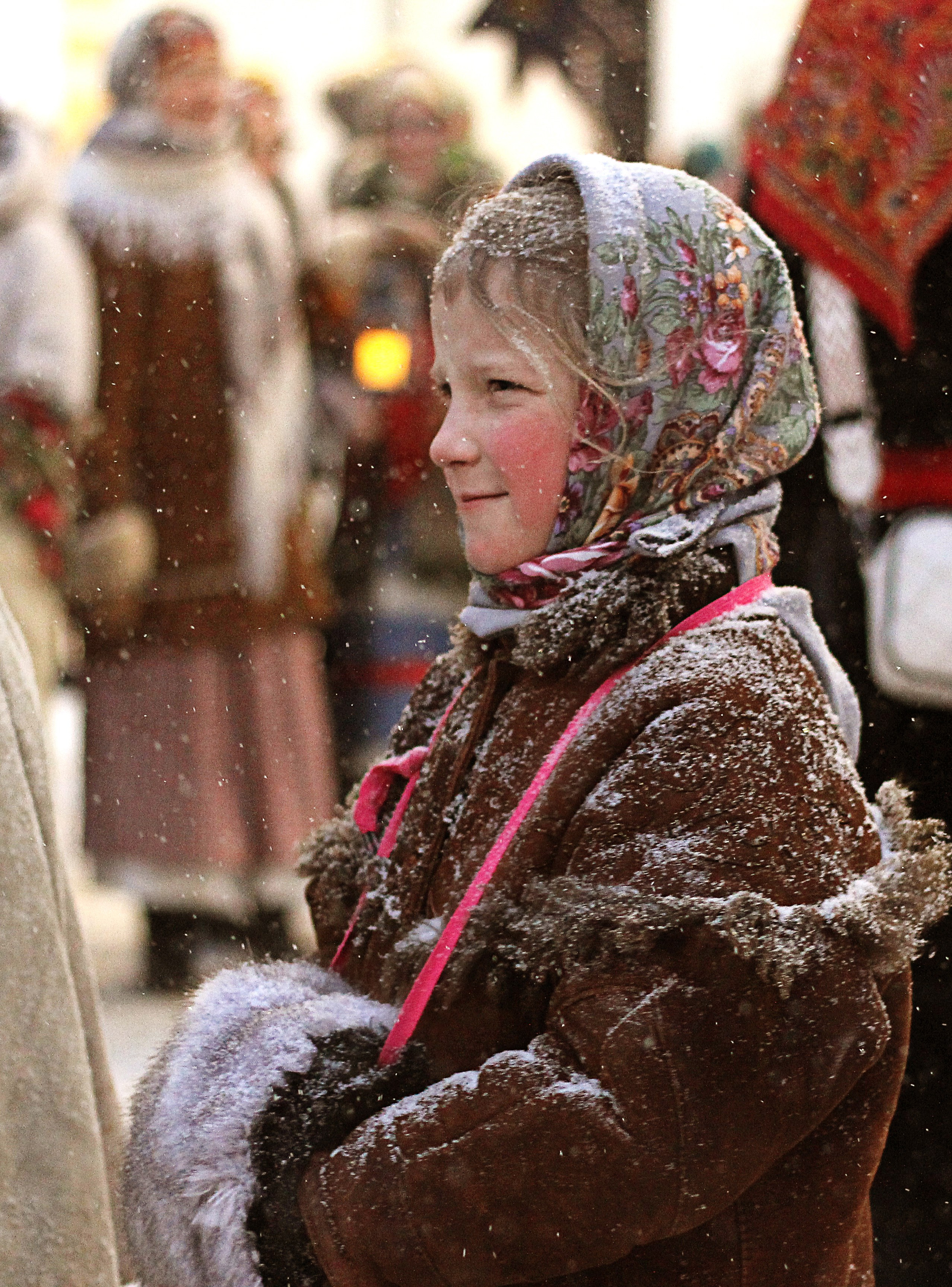 Дети на празднике Рождества в Рыбинске