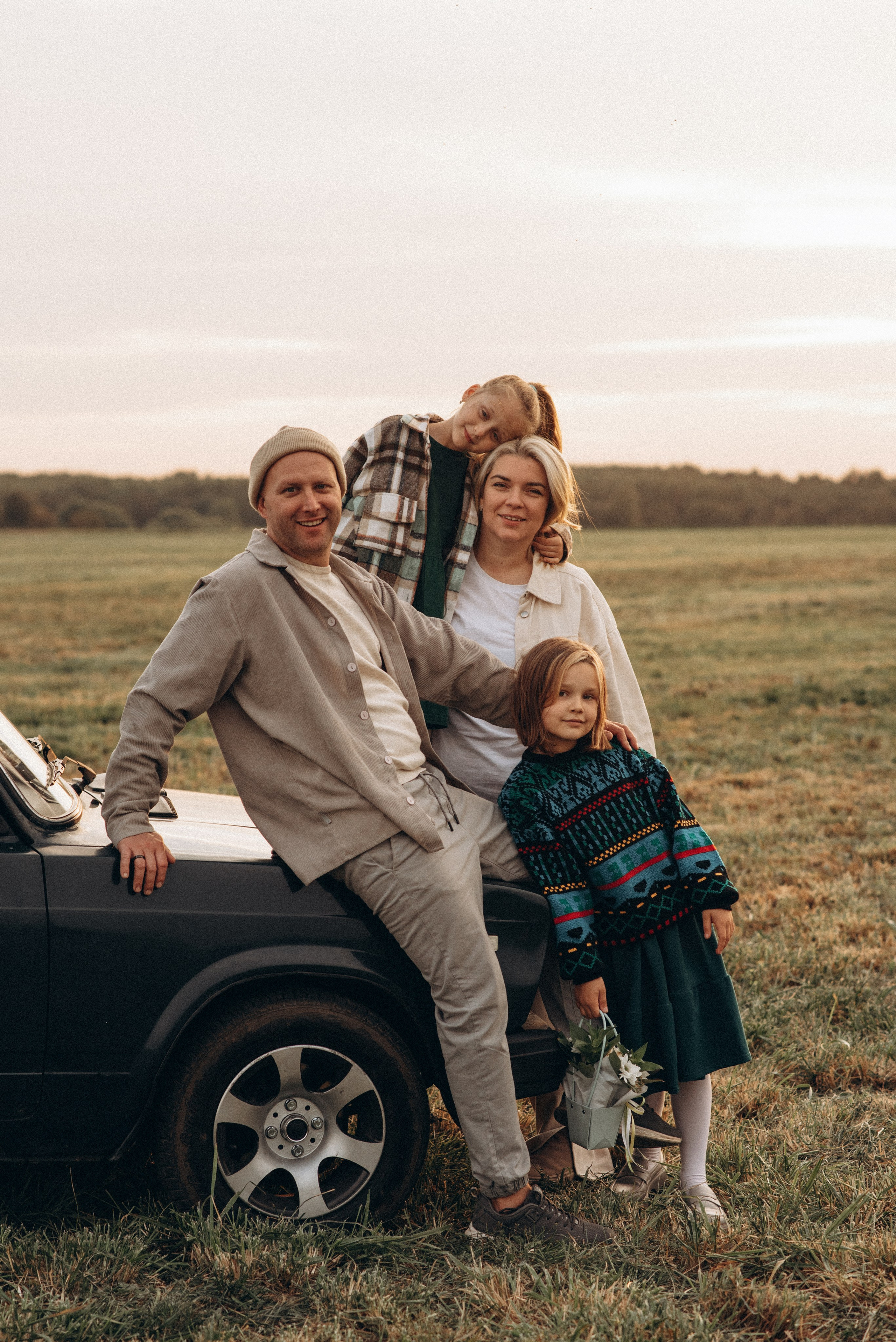 Семья Магазинских. Семейный фотограф в Клину и Москве Елена Храпунова
