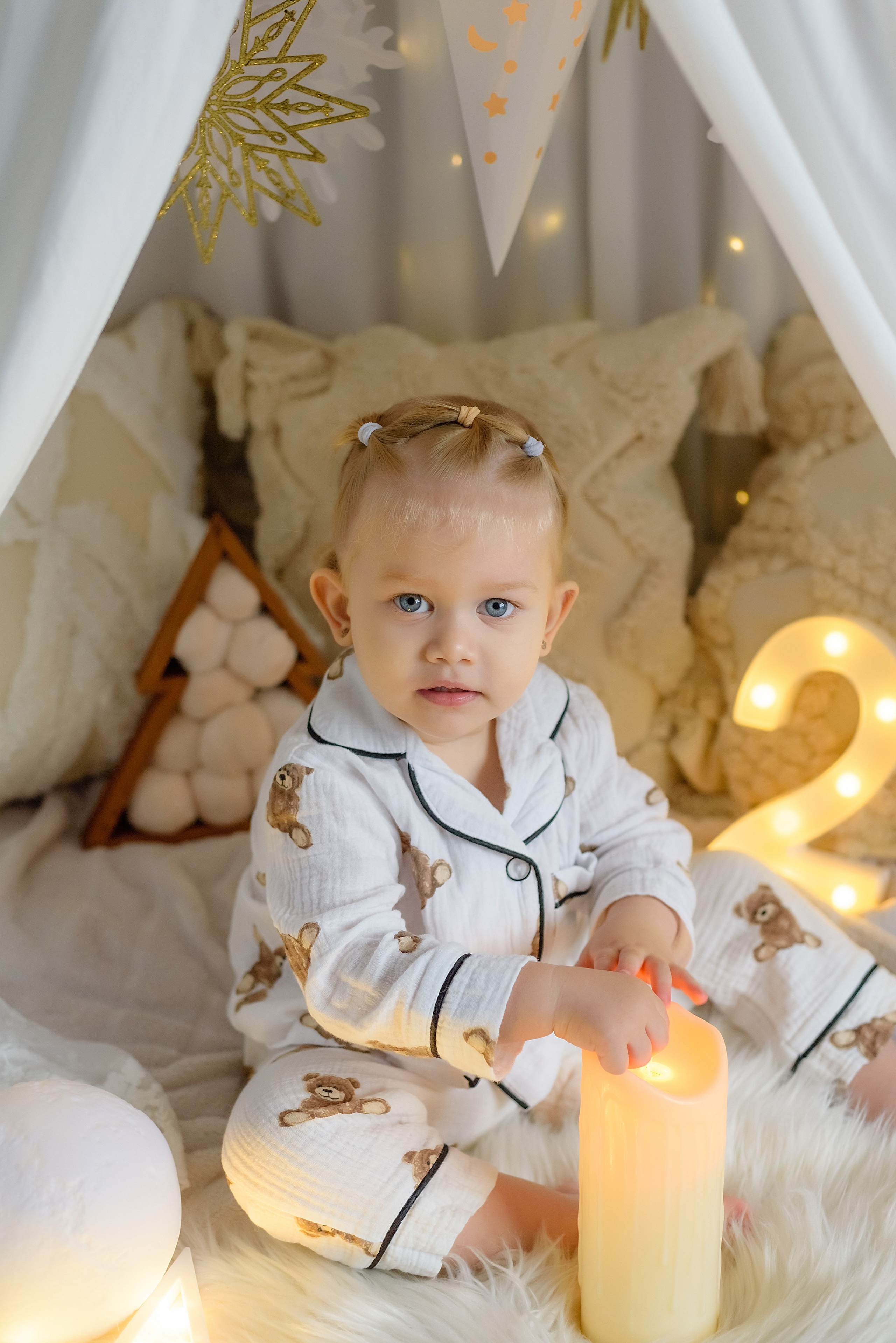 Новогодняя фотосессия «Сказочный шатер» Настя. Детский Фотограф |Фотограф на годик в Брянске Ирина Романова