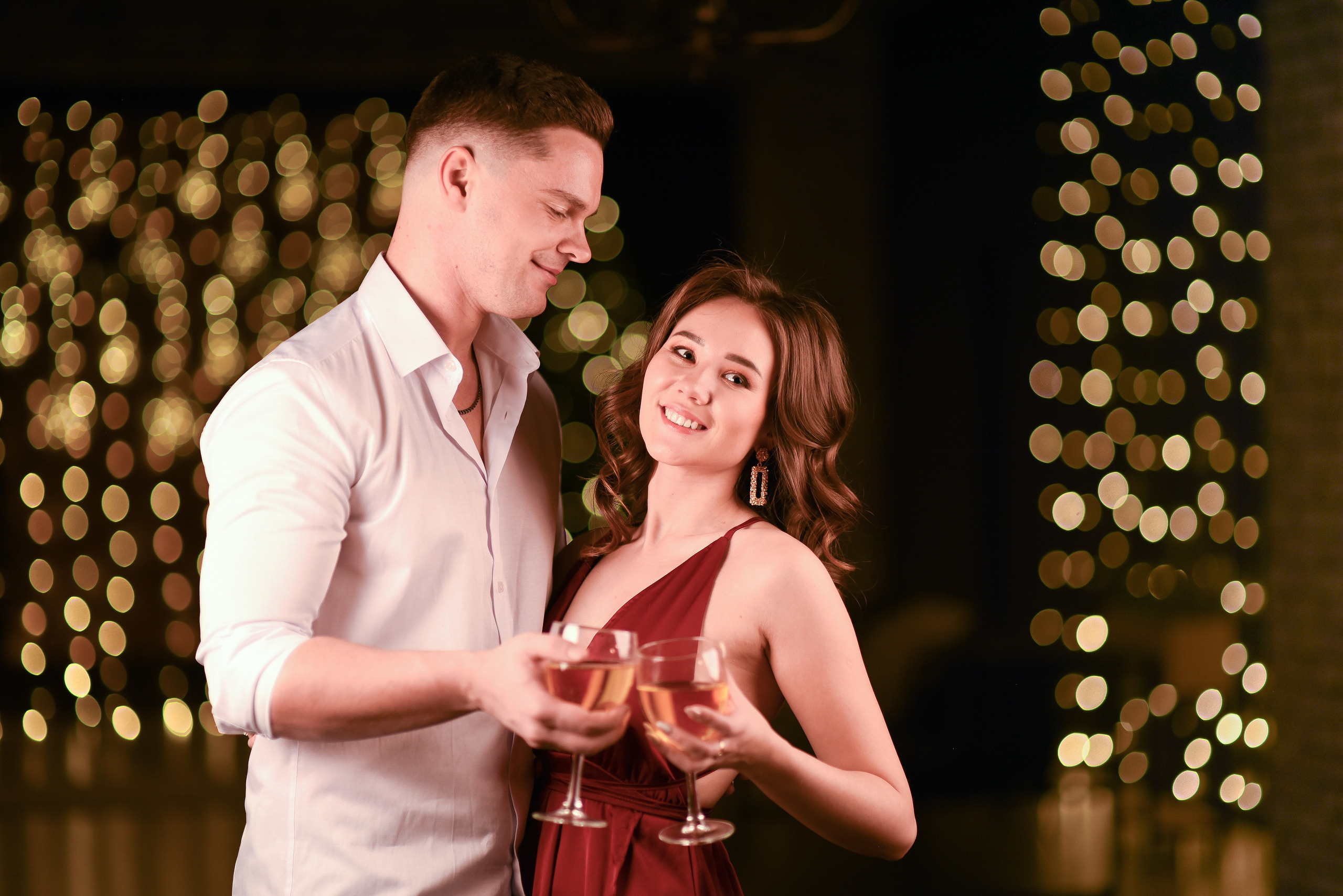 Новогодняя фотосессия с шампанским Ярославль