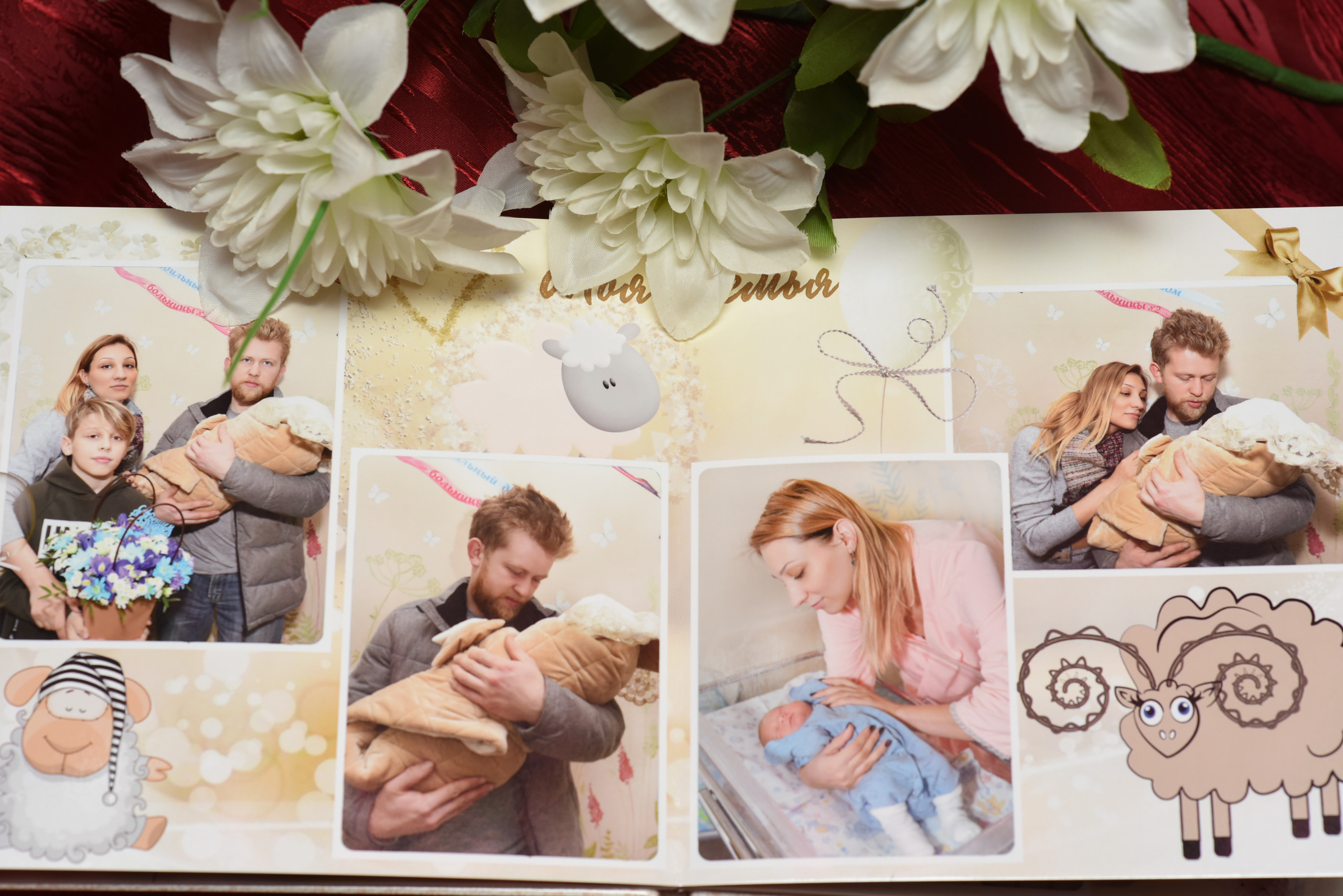 Фотокнига с выписки новорожденных Ярославль
