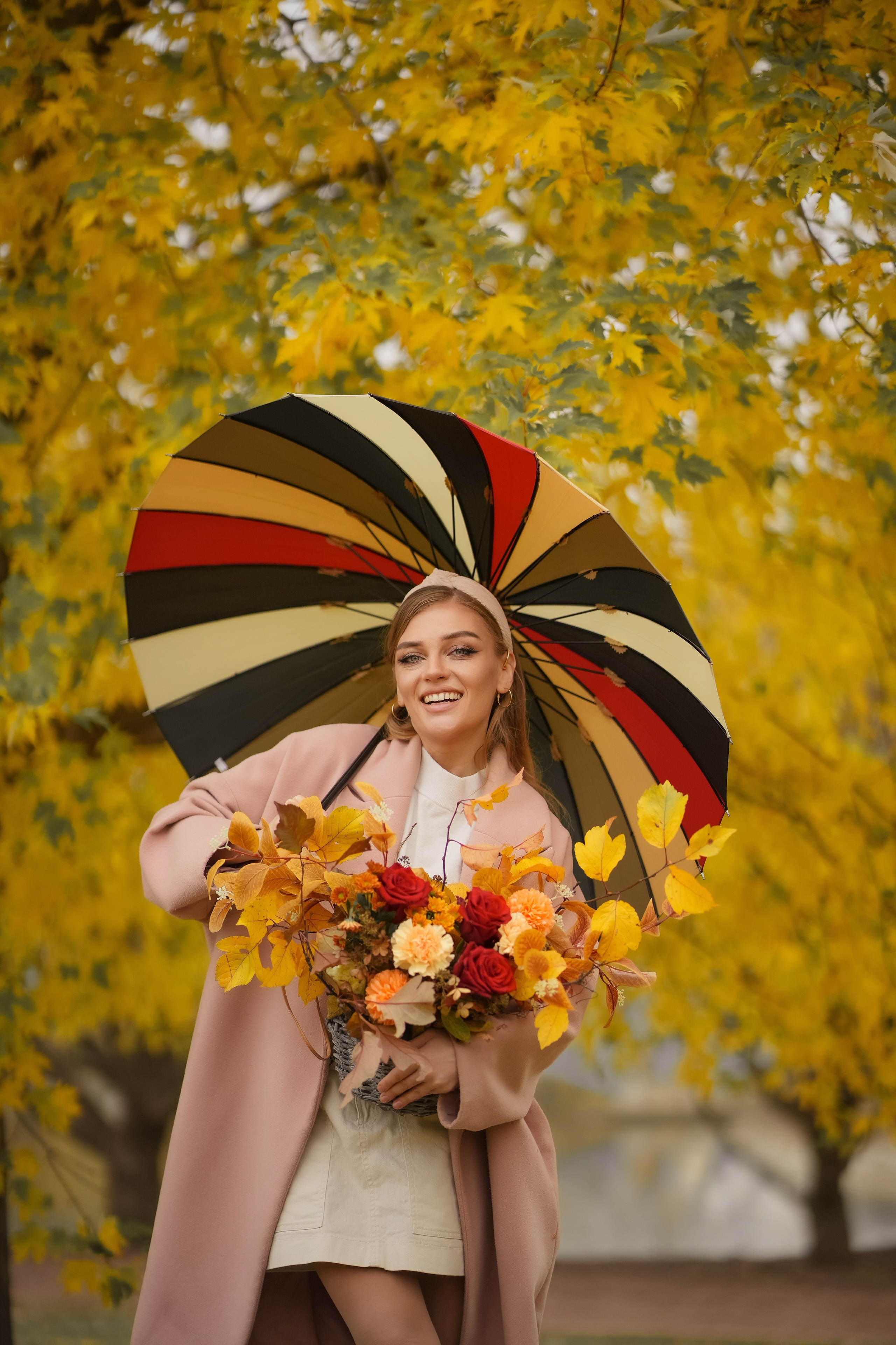 Пикник в парке золотая осень