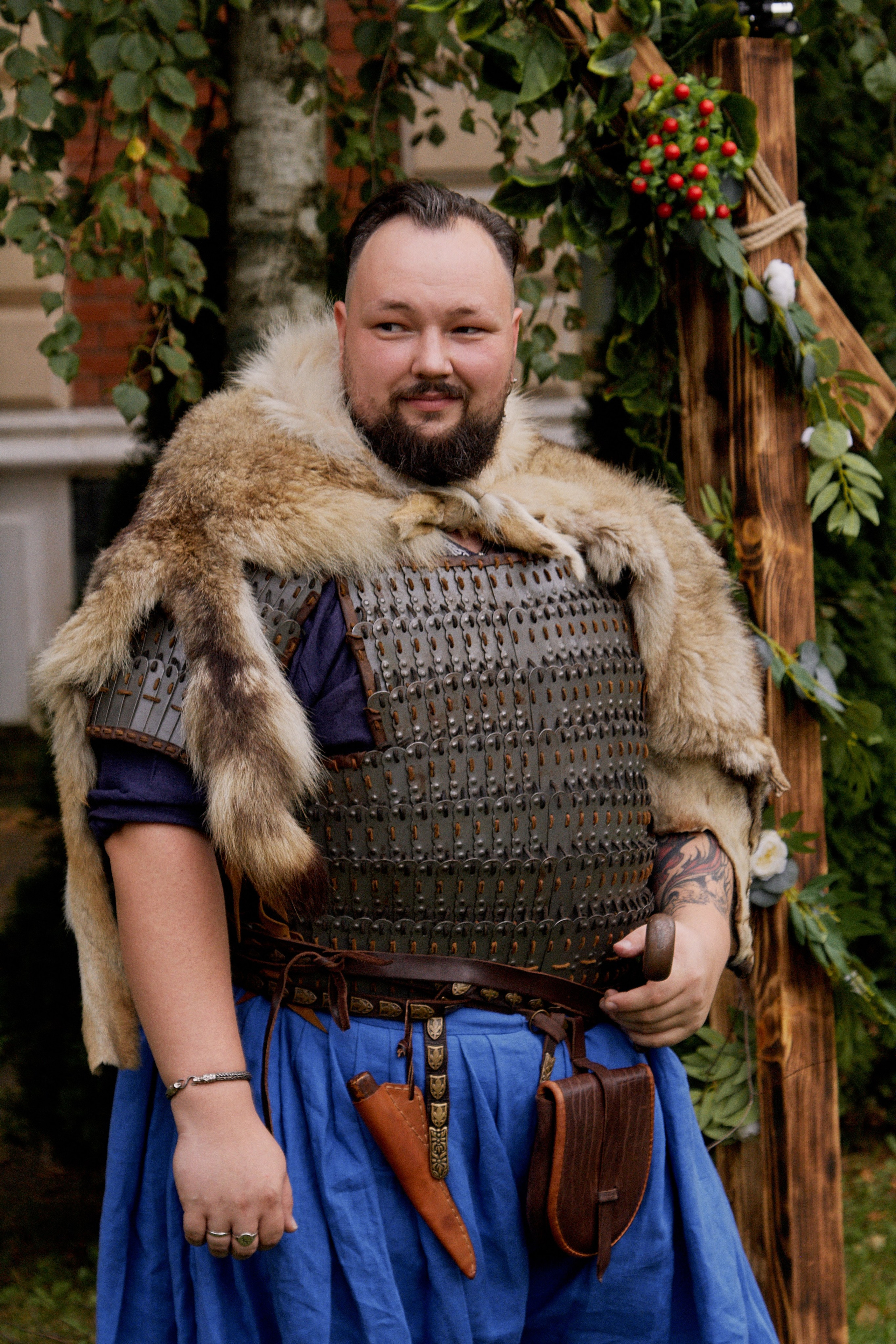 Юлия и Антон. Выездная роспись в стиле викингов. Фотограф лавстори Москва/МО Приятелева Ангелина