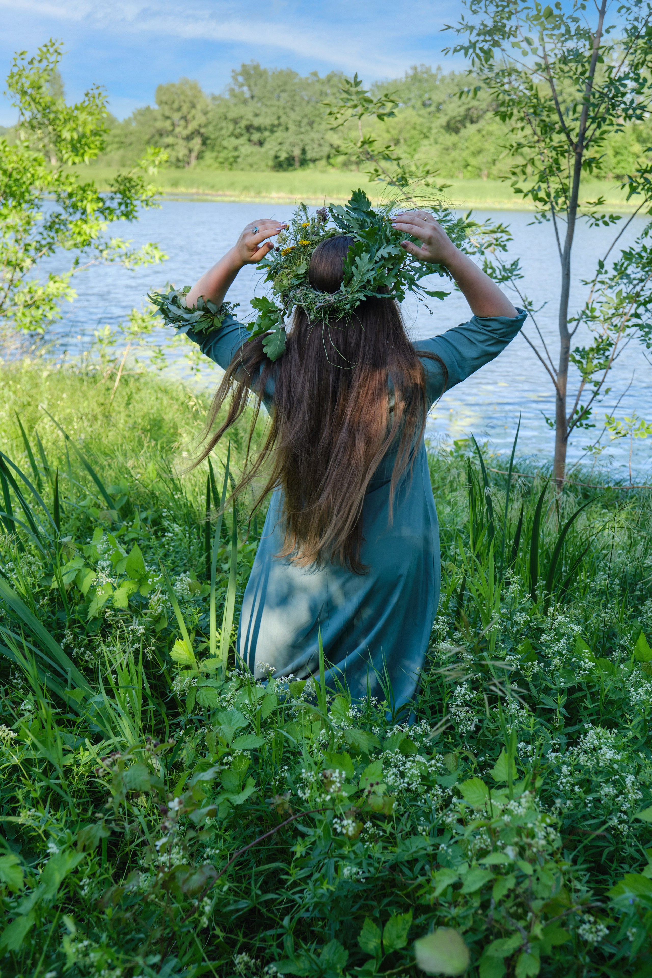 Летняя фотосессия на природе, в лесу, на улице. Семейная с детьми