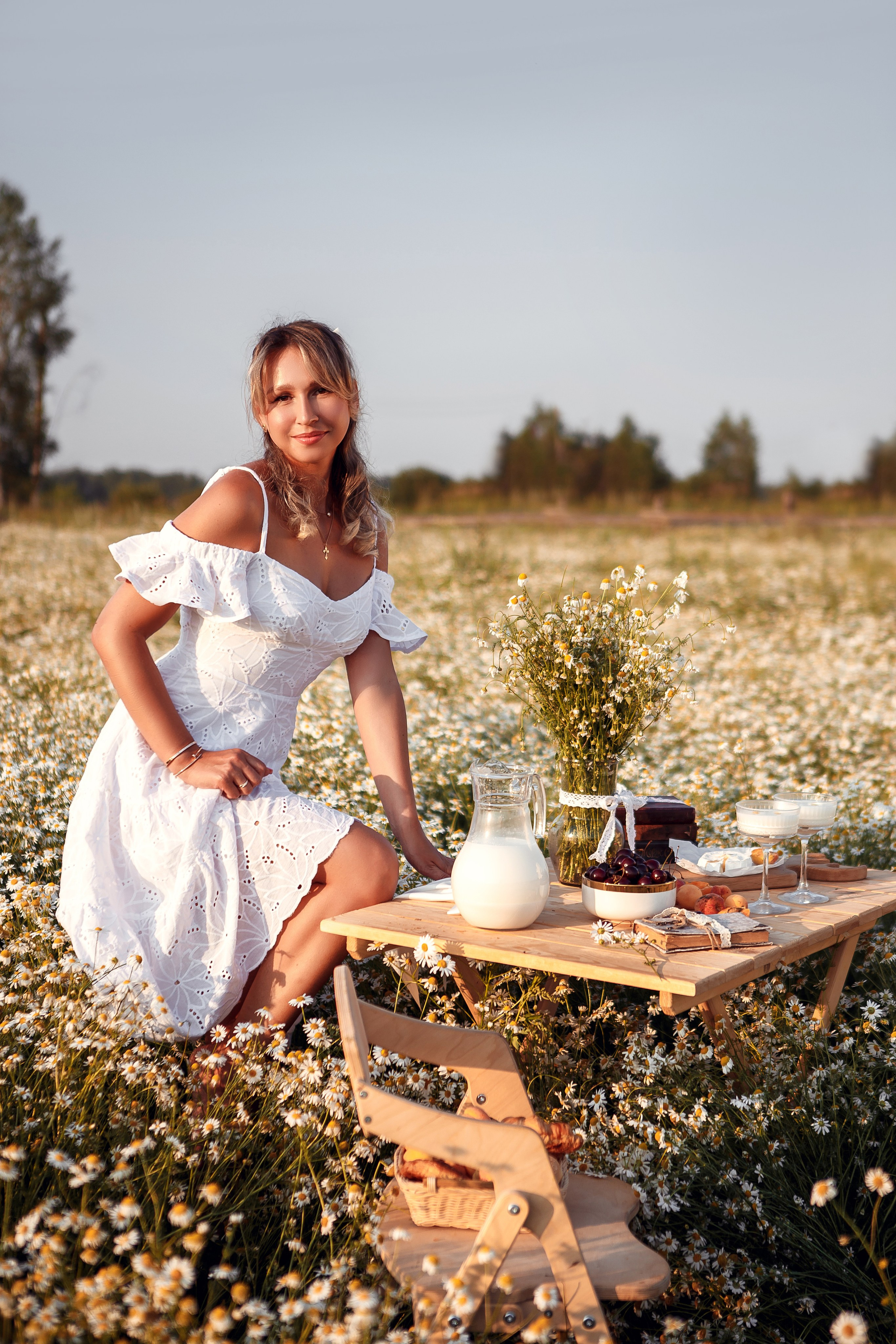 Завтрак в ромашках. Фотограф в Иваново и других городах Ирина Сметанкина