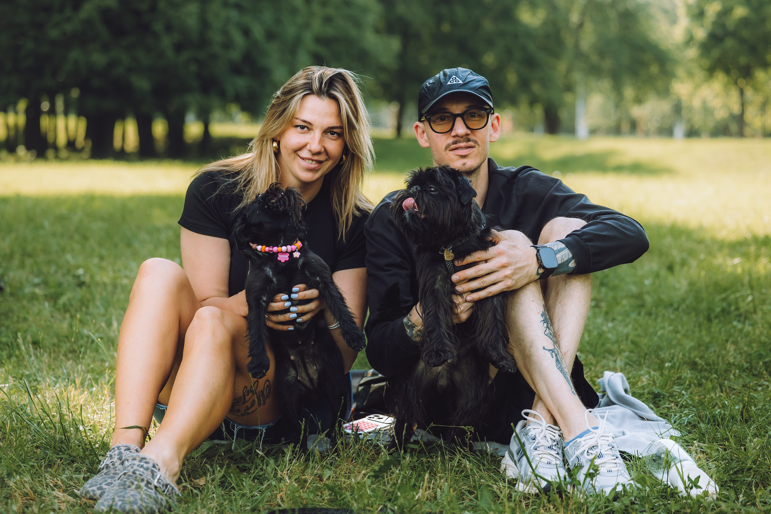 Griff-пикник. Семейный фотограф животных, анималист в Москве Екатерина Киреева