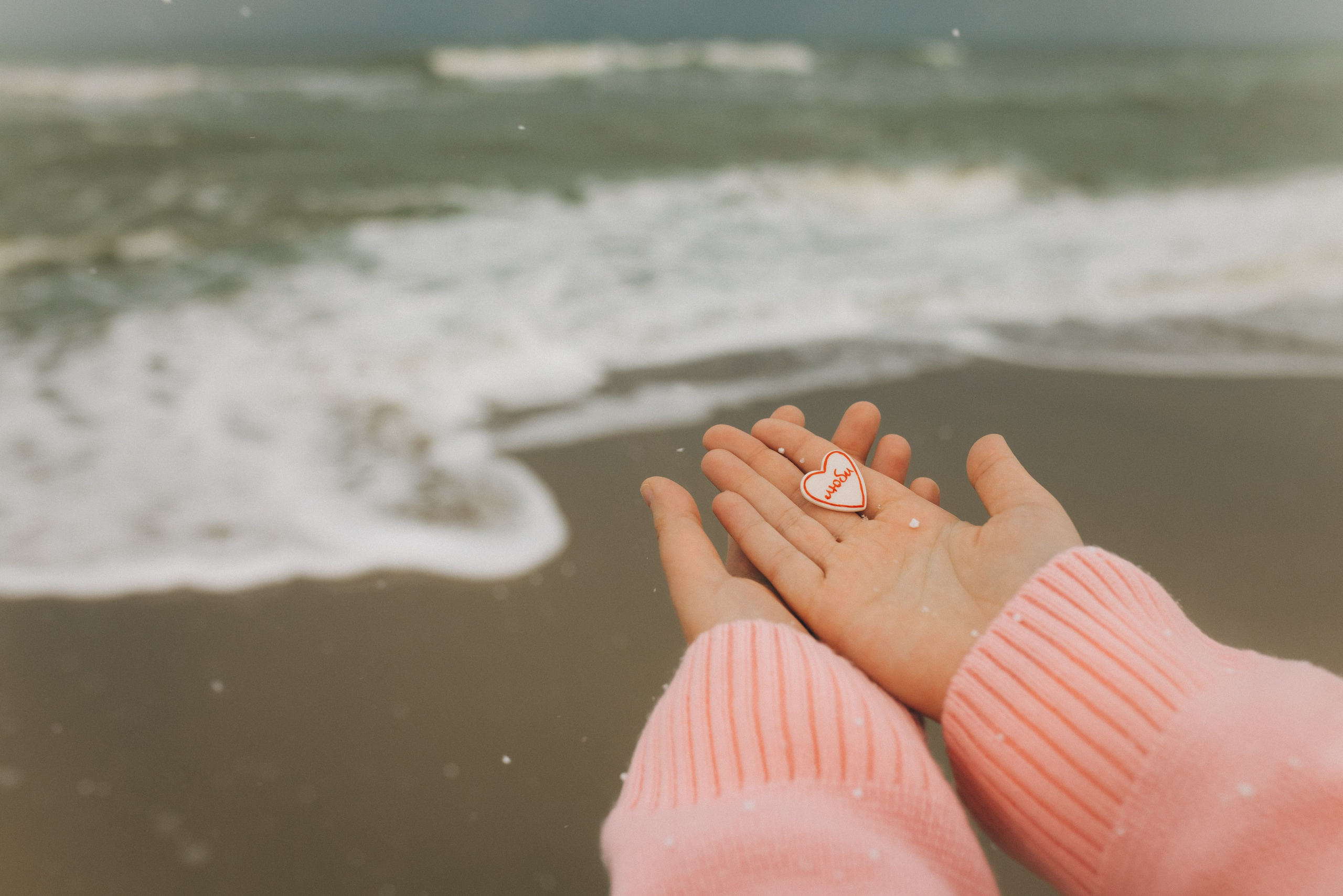 Маша и зима на Балтике. Фотограф Зеленоградск Красильникова Елена