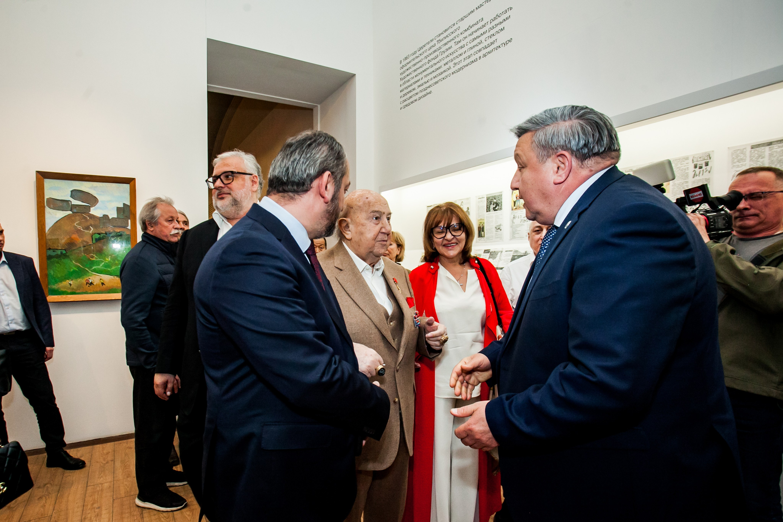 Открытие выставки Зураба Церетели. Art photographer Nino