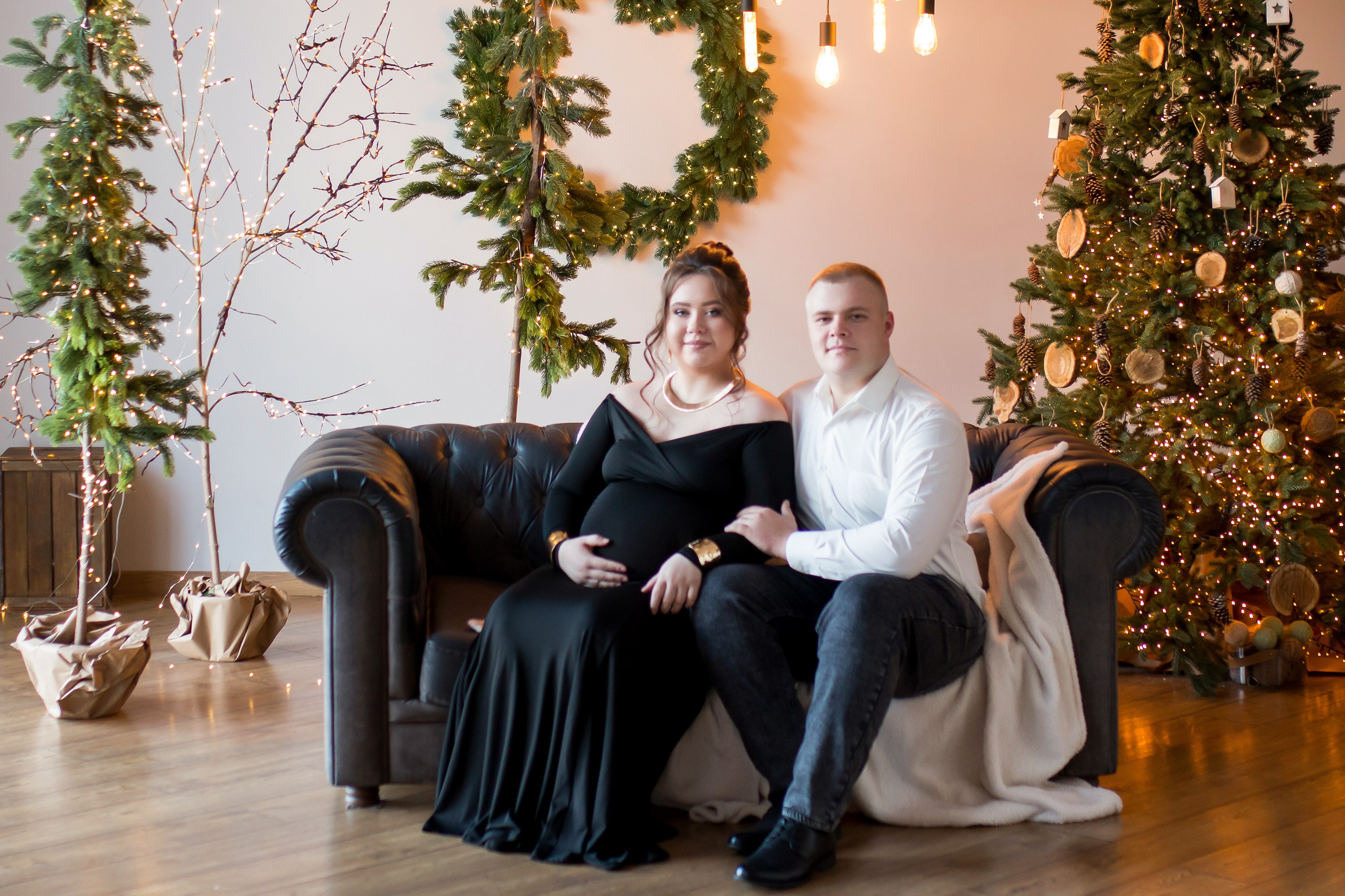 Новогодние фотосессии. Елена Данилова фотограф беременности в Кемерово