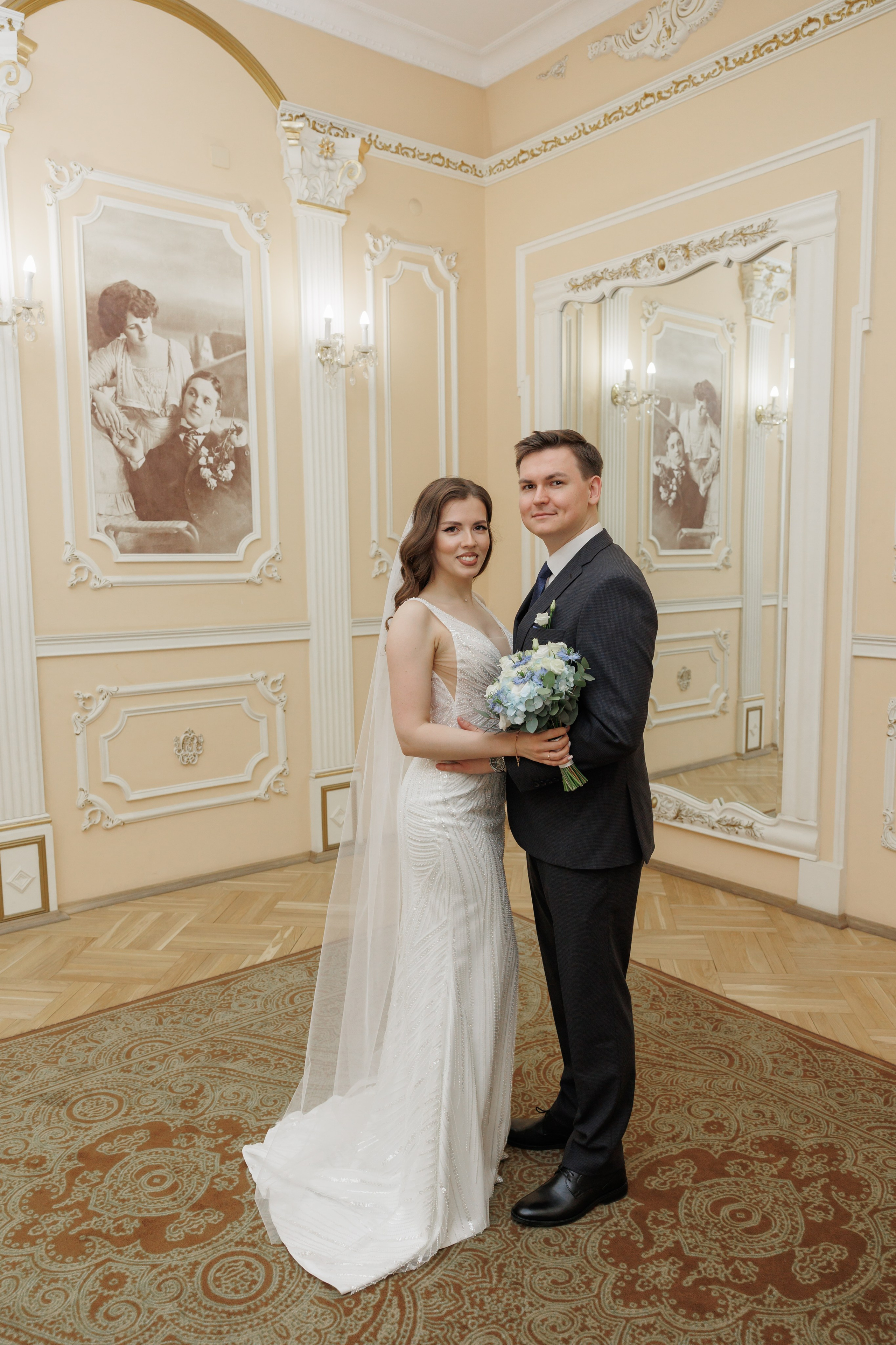 Даша и Дима, Грибоедовский ЗАГС. Свадебный и репортажный фотограф (Москва, Королев и другие)