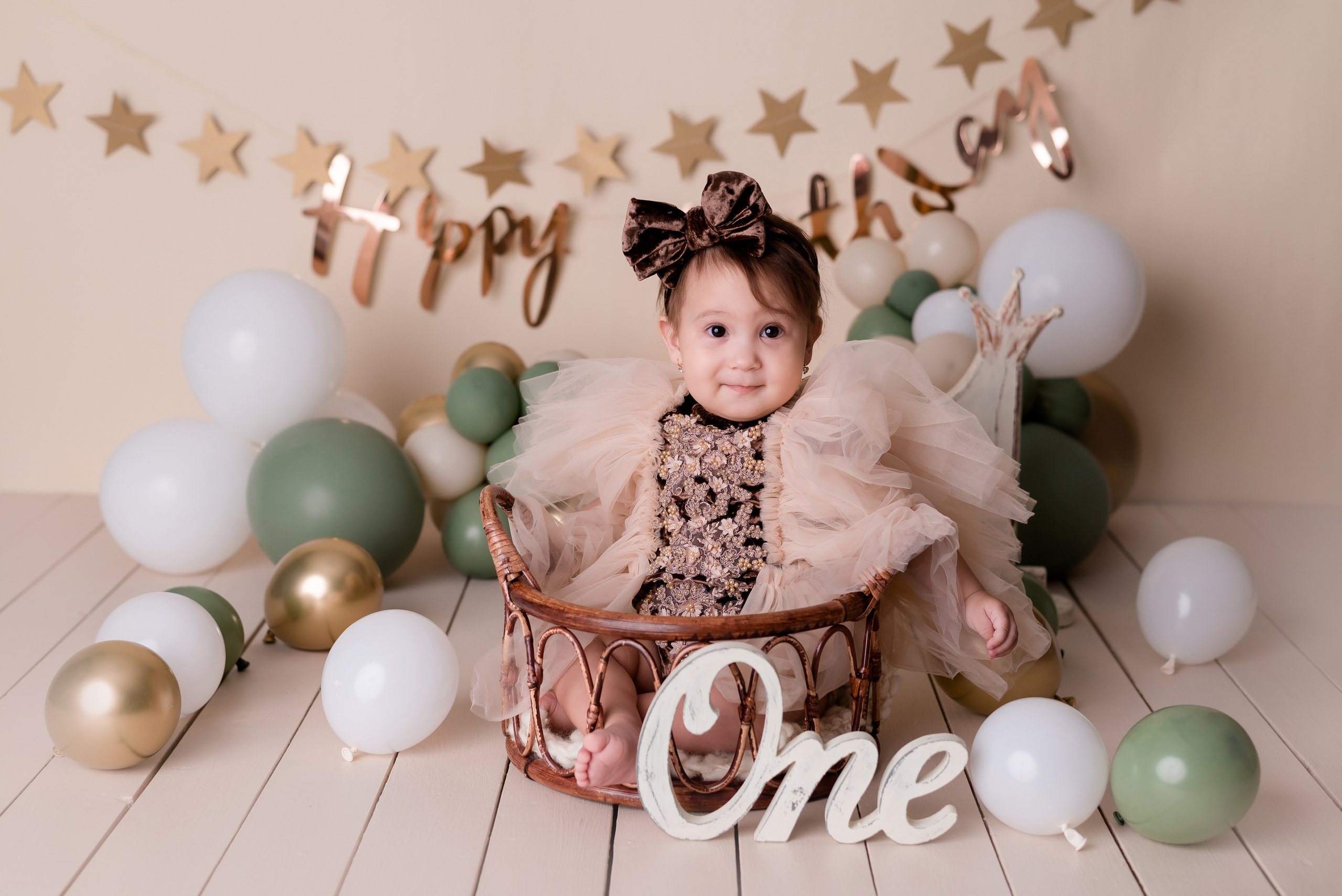 Годовасие «One». Фотограф новорождённых в Уфе Елена Кириллова