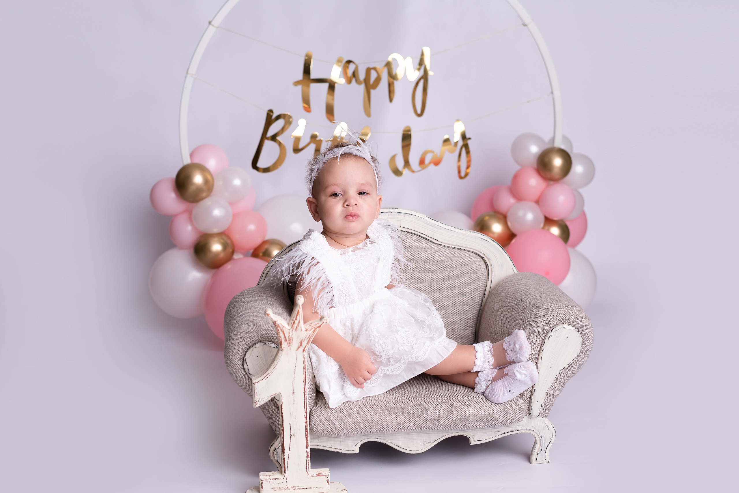 Годовасие «One». Фотограф новорождённых в Уфе Елена Кириллова