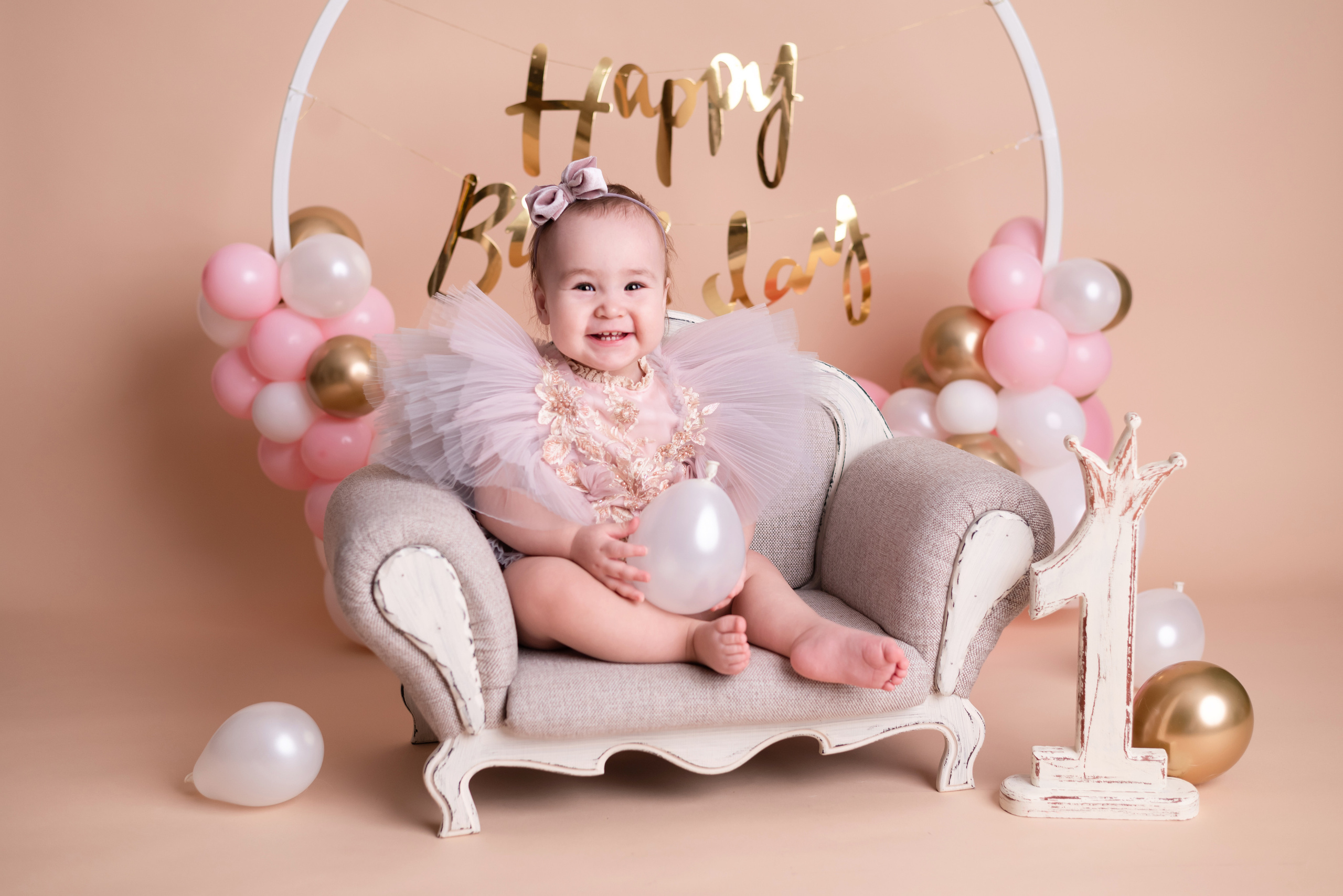 Годовасие «One». Фотограф новорождённых в Уфе Елена Кириллова