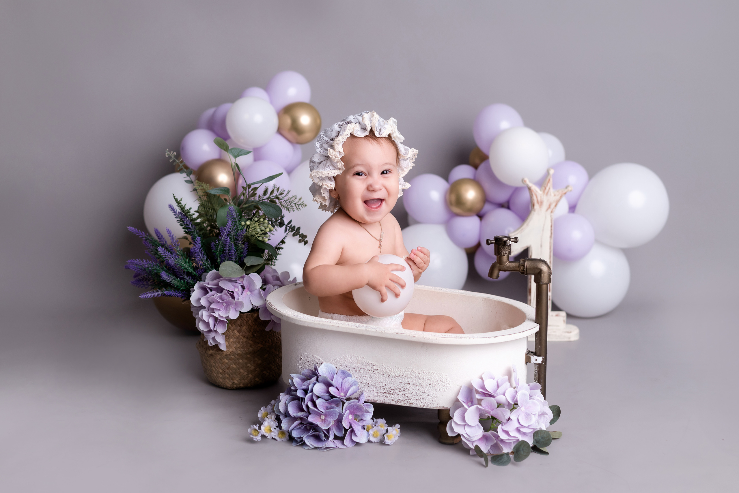 Годовасие «One». Фотограф новорождённых в Уфе Елена Кириллова