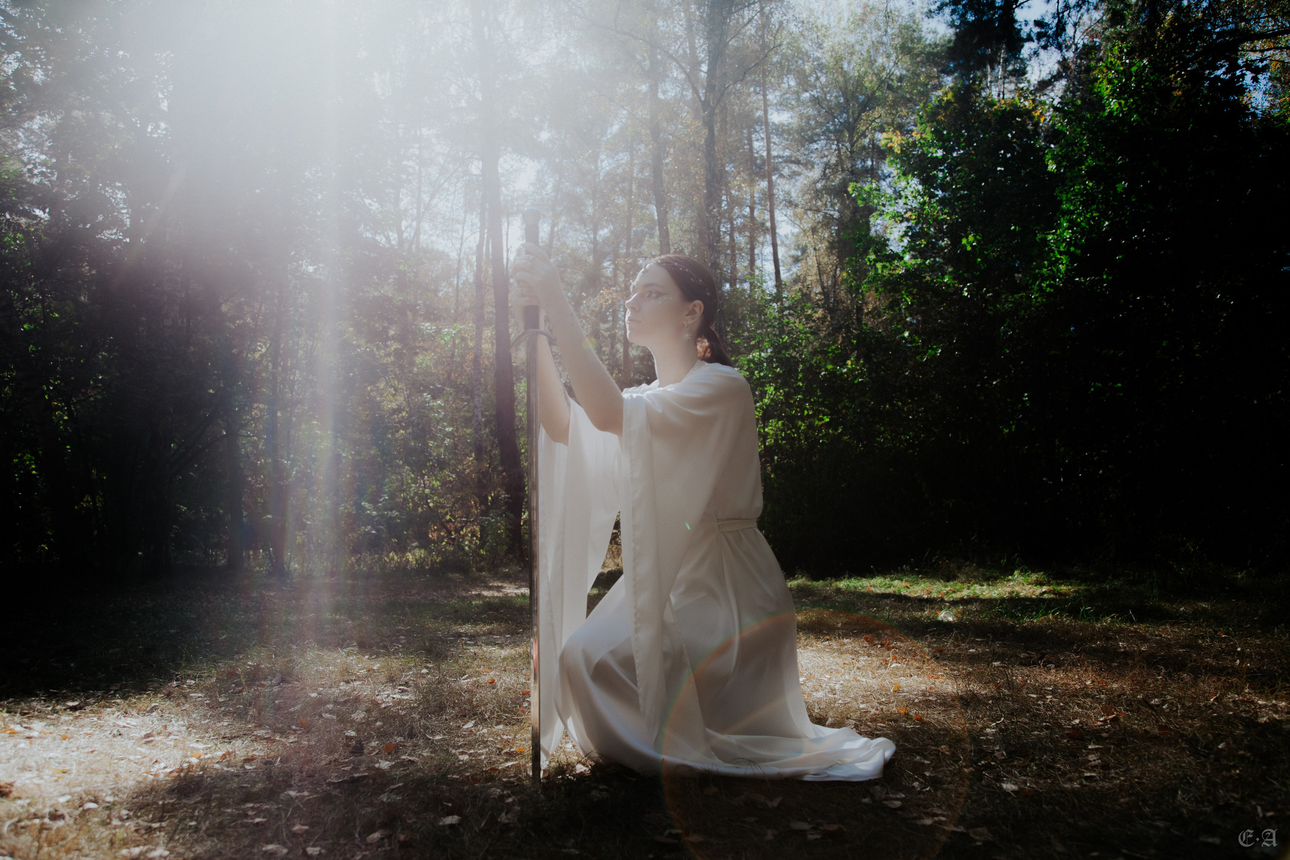 Скандинавская воительница. Фотограф Ellairen