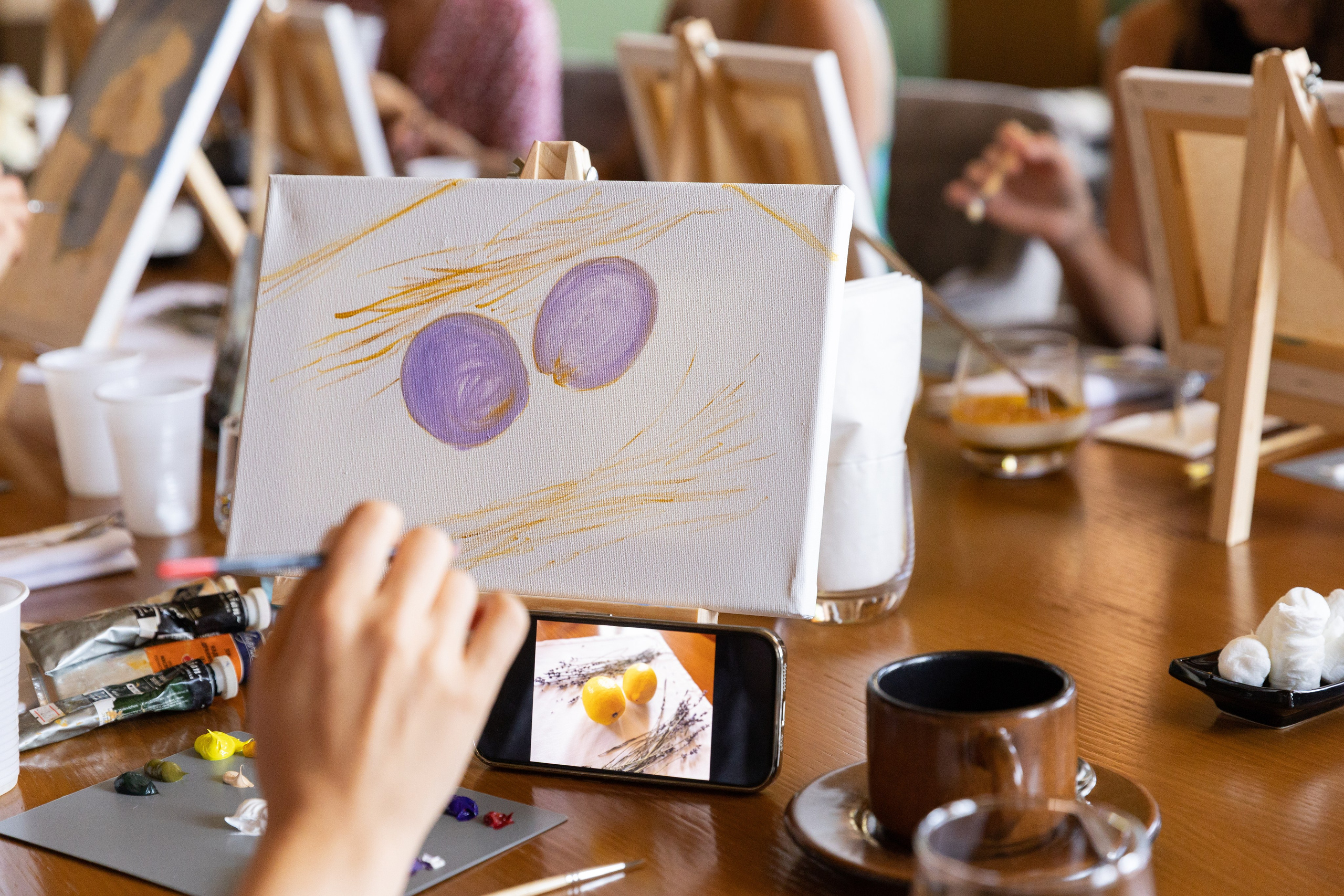 МАСТЕР-КЛАСС ПО ЖИВОПИСИ МАСЛОМ. Фотограф в Сочи Екатерина Потапова