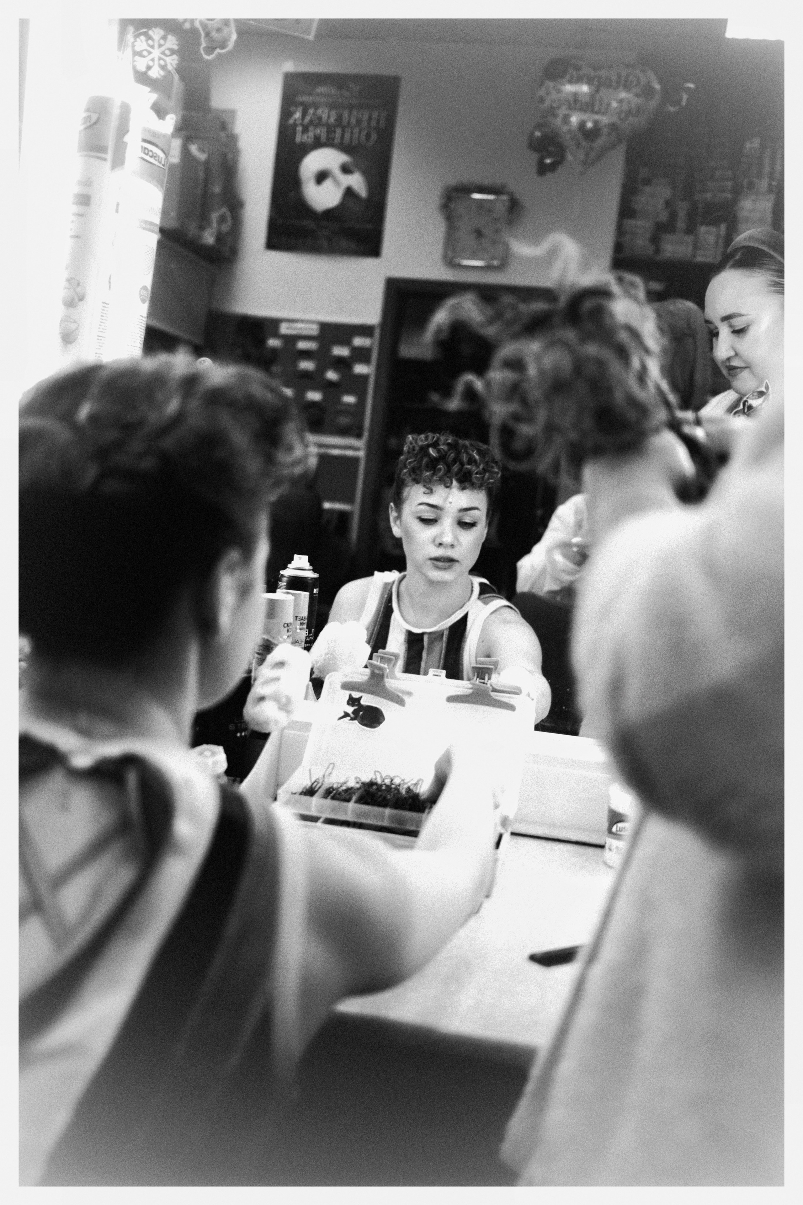 Theatre backstages. Portrait and backstage photographer Nina Crane