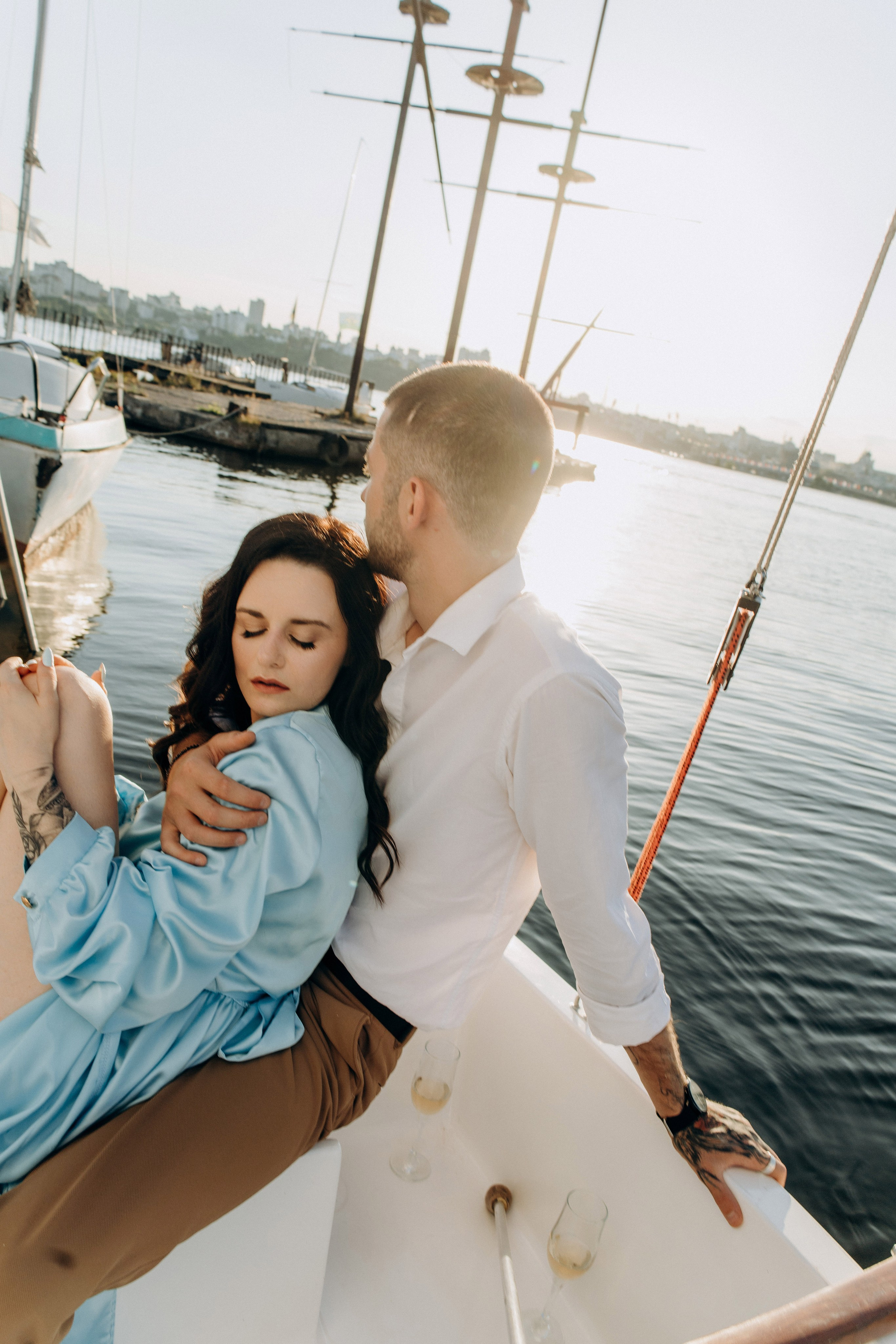 Катя, Максим, яхта. Портретный и семейный фотограф в Воронеже Ксения Ремизова