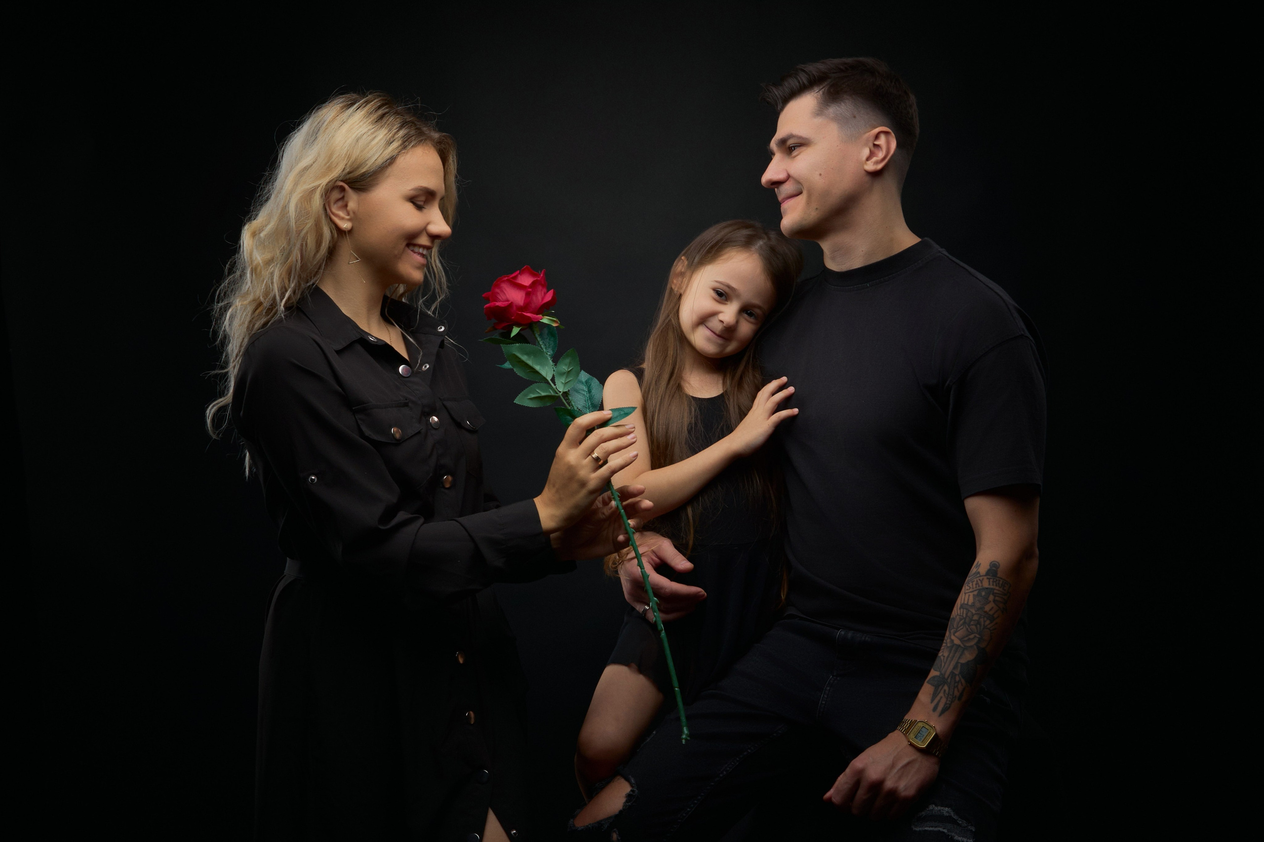 Семейная фотосессия семьи Меренковых. Фотостудия123