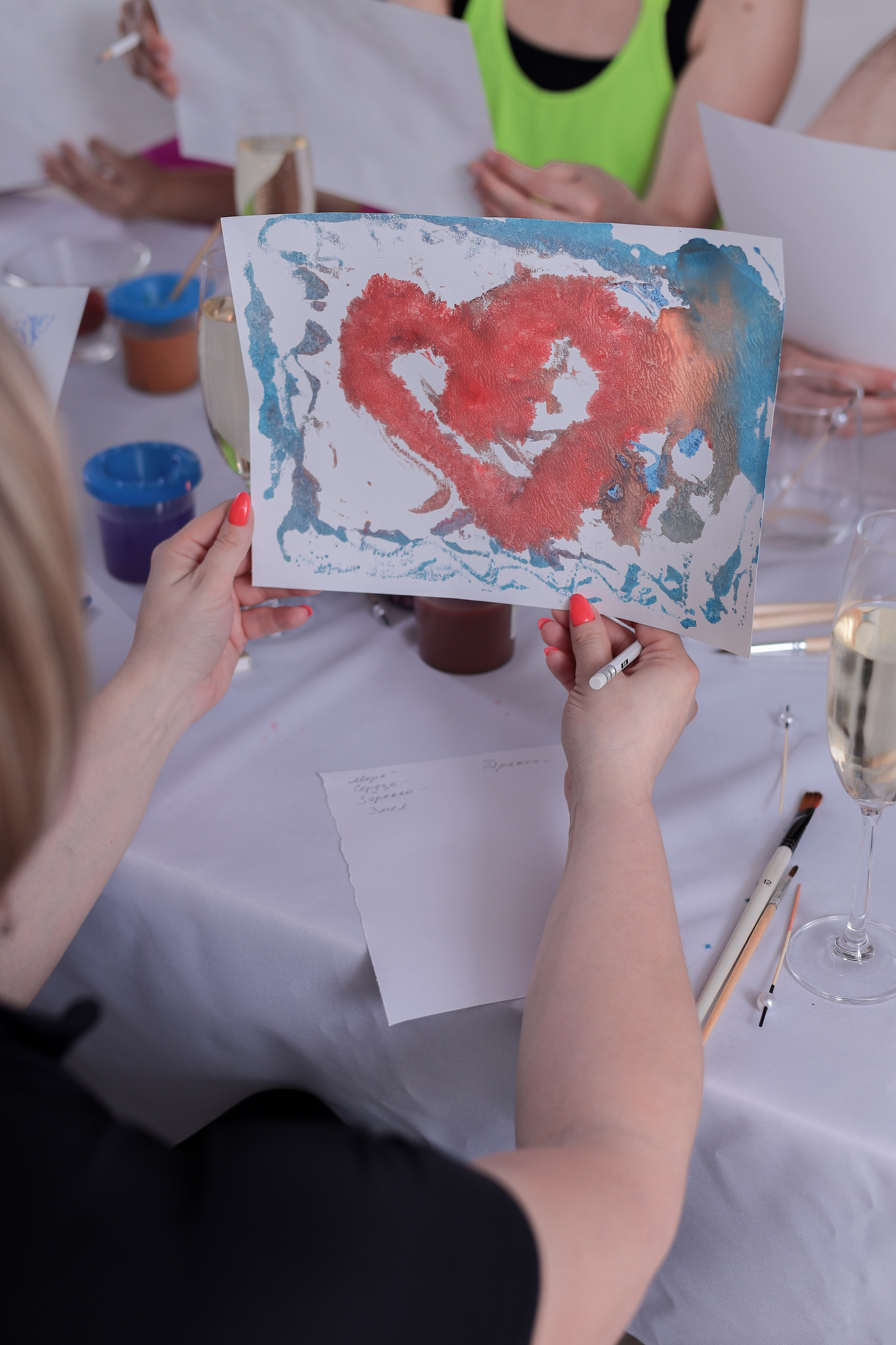 Арт-терапия + аэройога. Фотограф Надршина Лилия