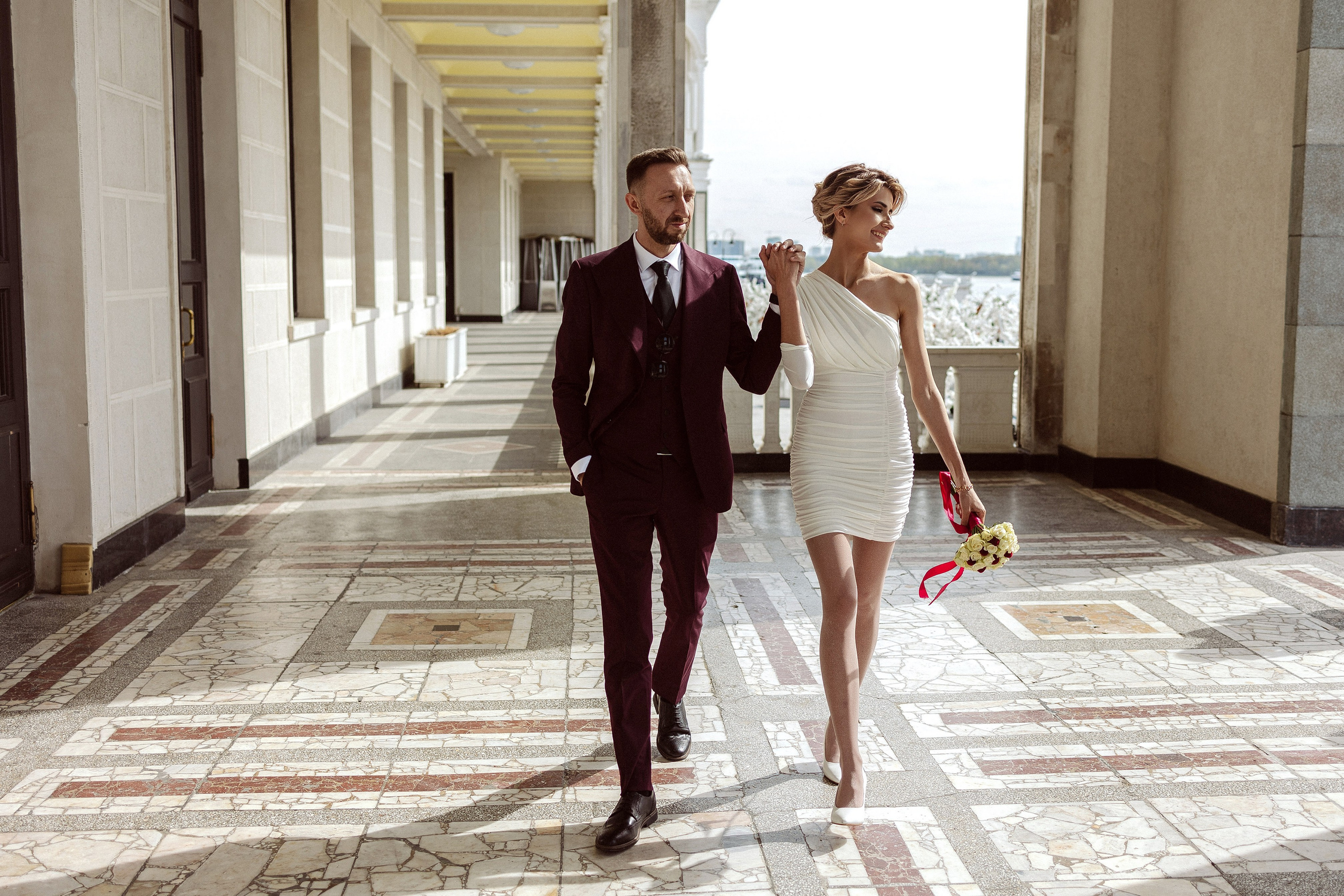 Северный речной вокзал. Свадебный фотограф Маргарита Глумскова