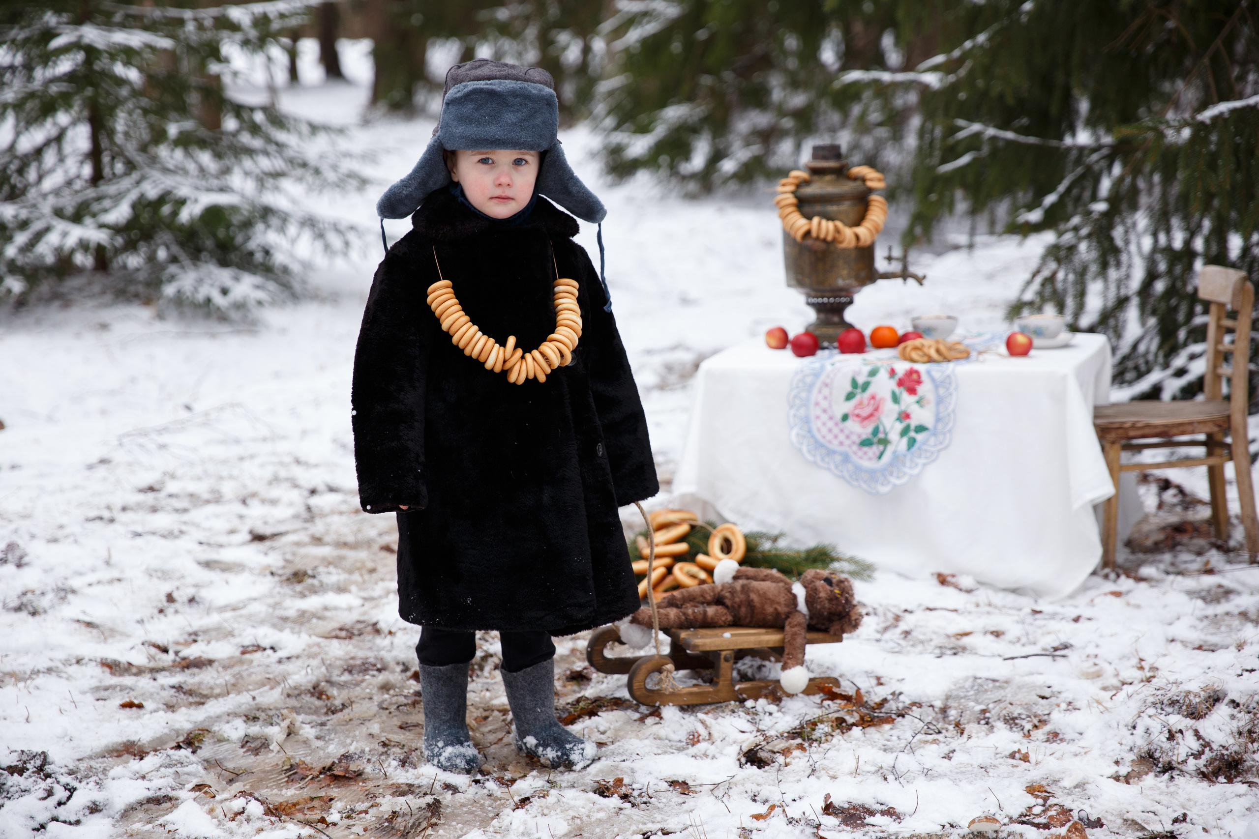 Зима. Егор. Детский и Семейный фотограф в Санкт-Петербурге