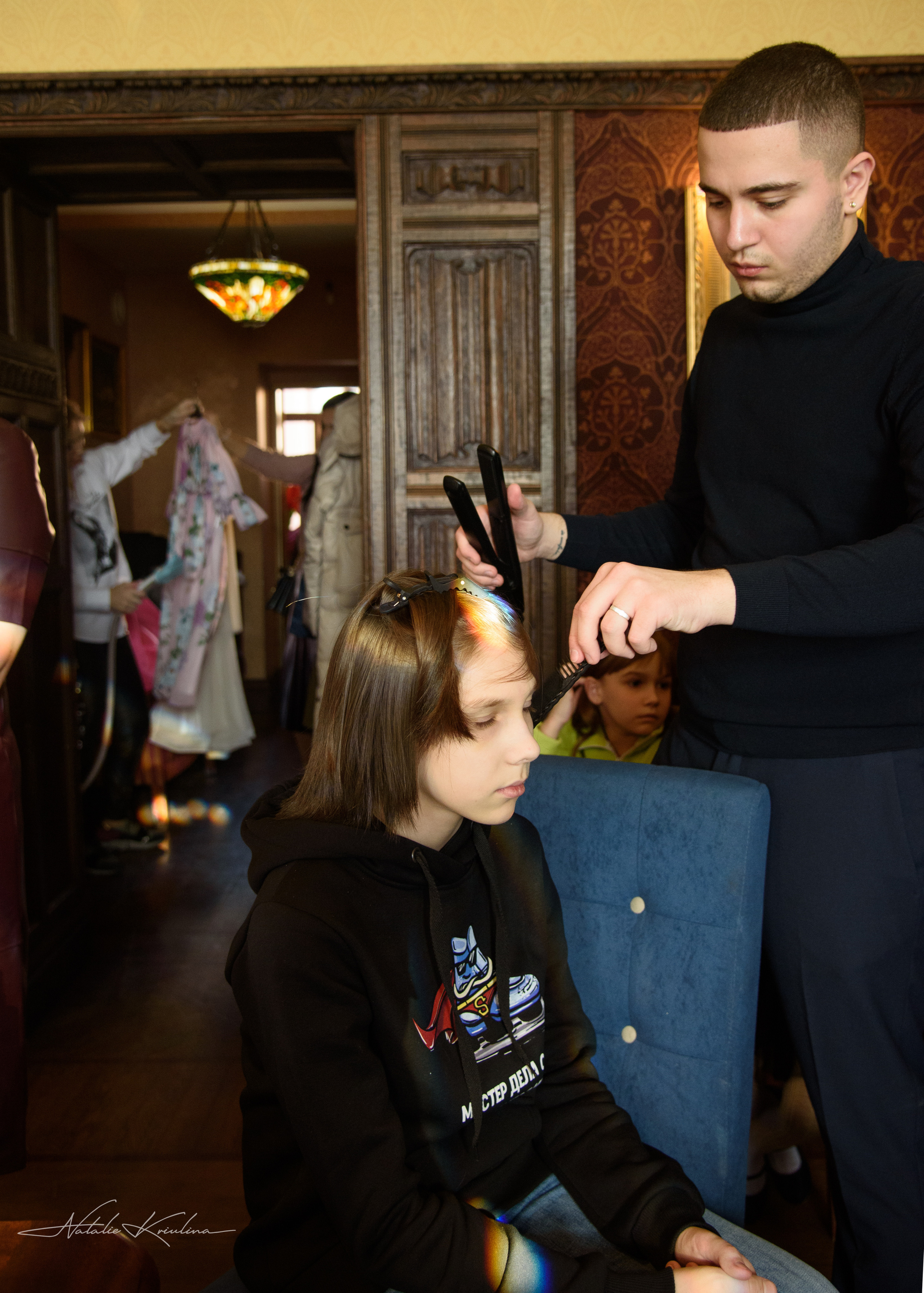 Фэшн показ дизайнерской одежды. Портретный Семейный Fine-Art фотограф в Санкт-Петербурге Криулина