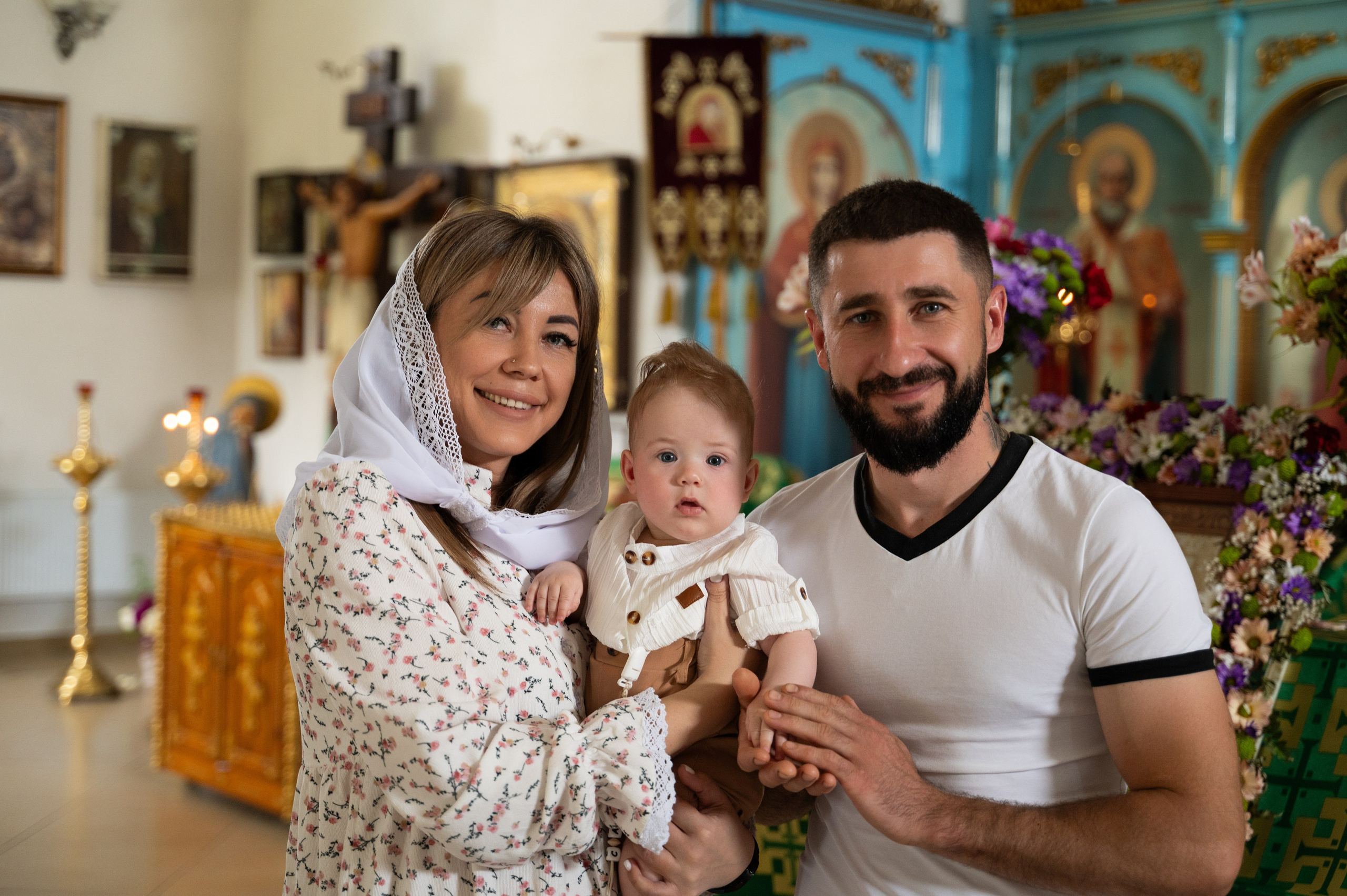 Таинство Крещения Савелия. Свадебный и семейный фотограф в Миллерово и Ростове Алёна Черепенина
