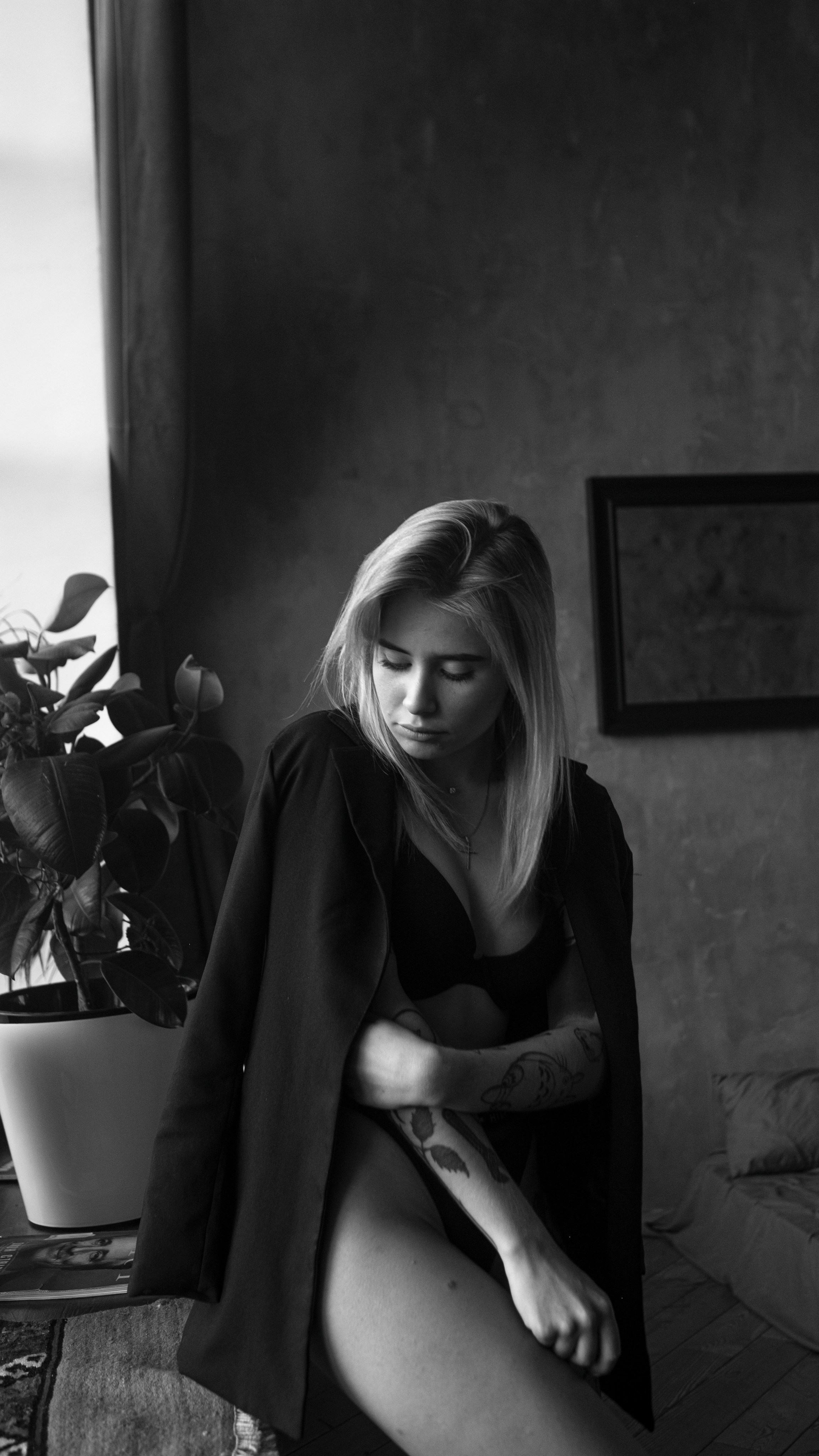 Женская фотосессия в белье. Фотограф Максим Ерёмин