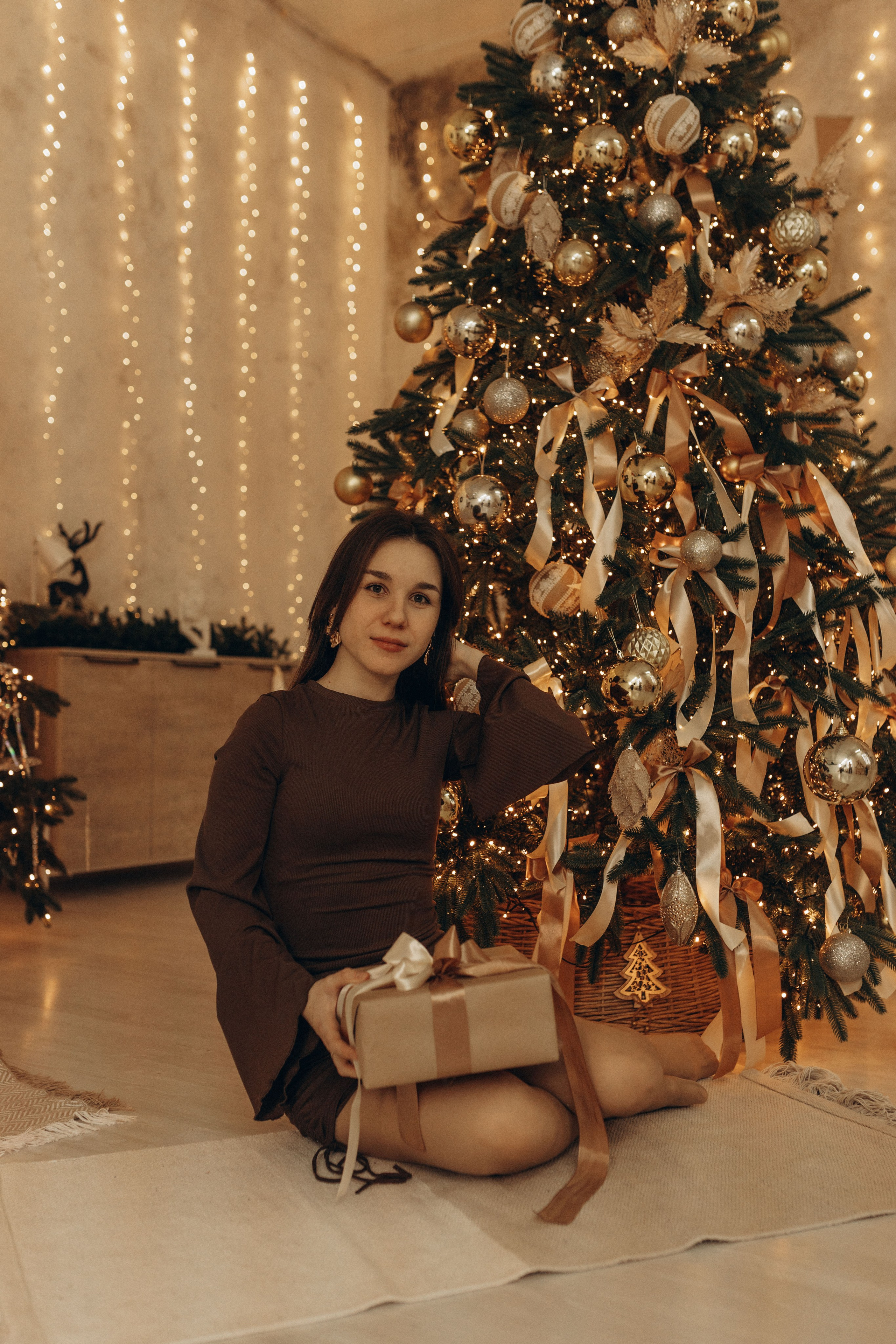 Новогодняя история Дмитрия, Полины и Анюты. Фотограф в Ставрополе Svetlana Matveeva