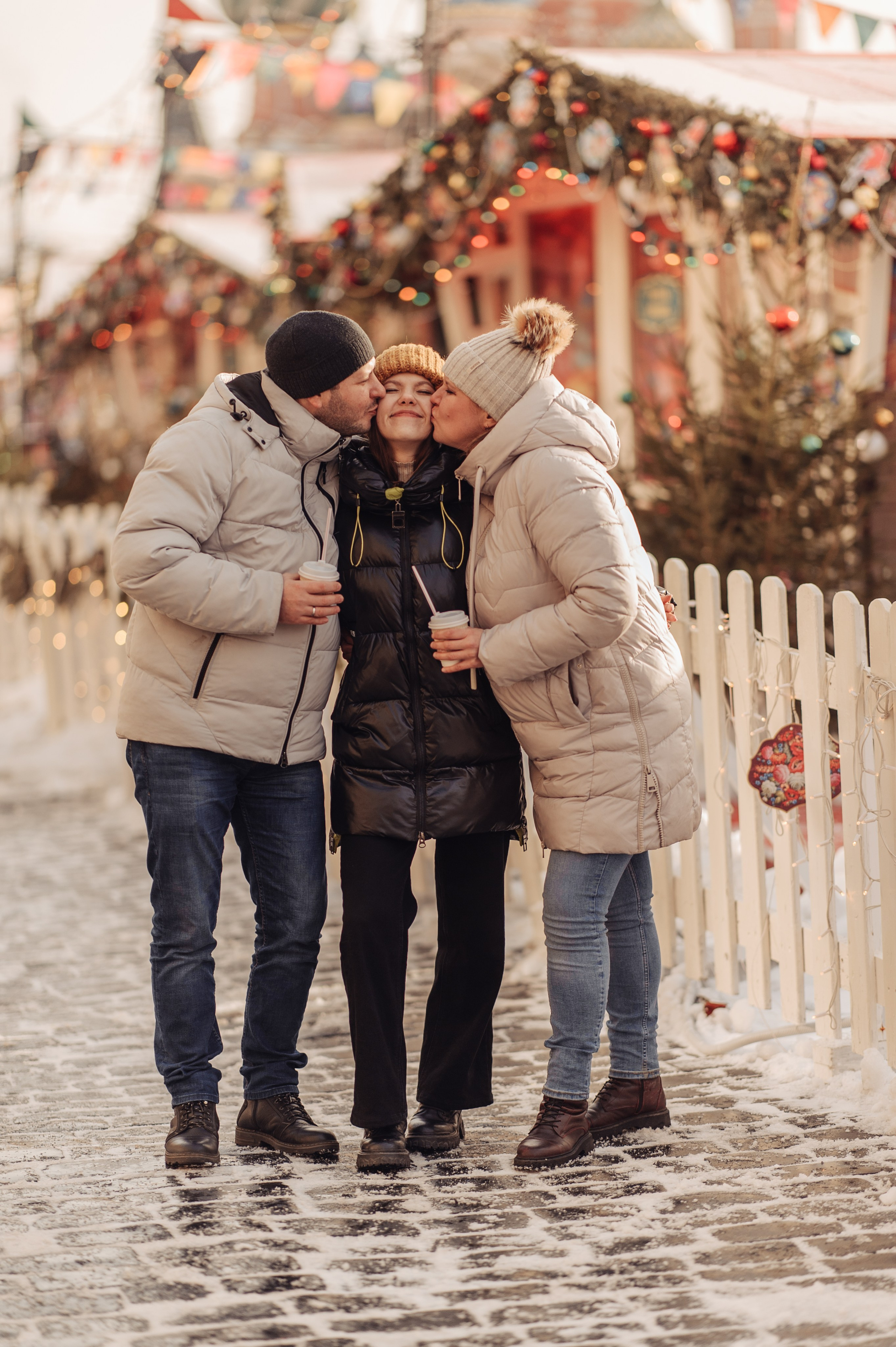 Тепло в объективе — Рождественская съемка на Красной площади. Дмитрий Черяник свадебный и семейный фотограф