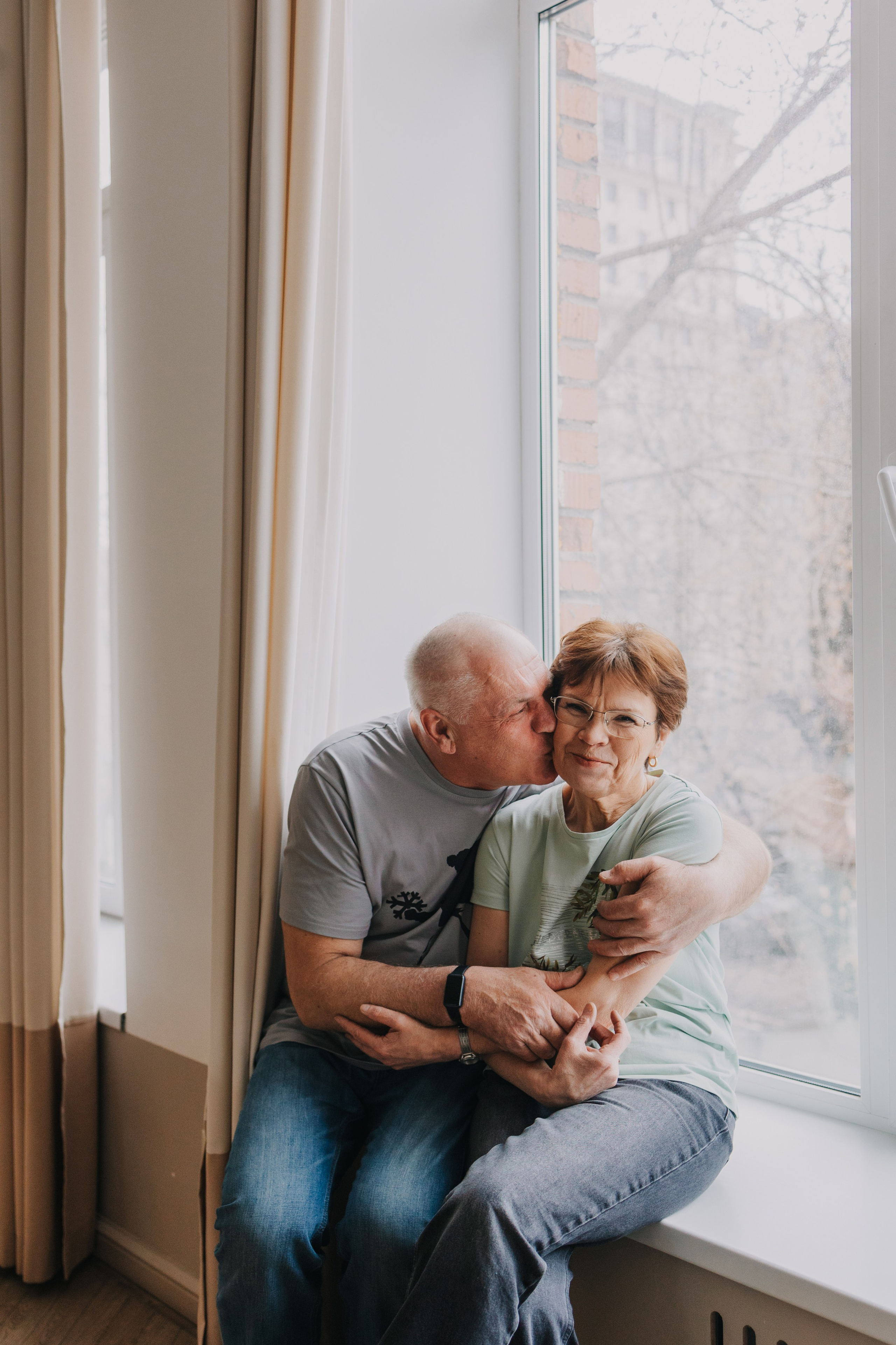 Большая семья. Домашняя фотосессия