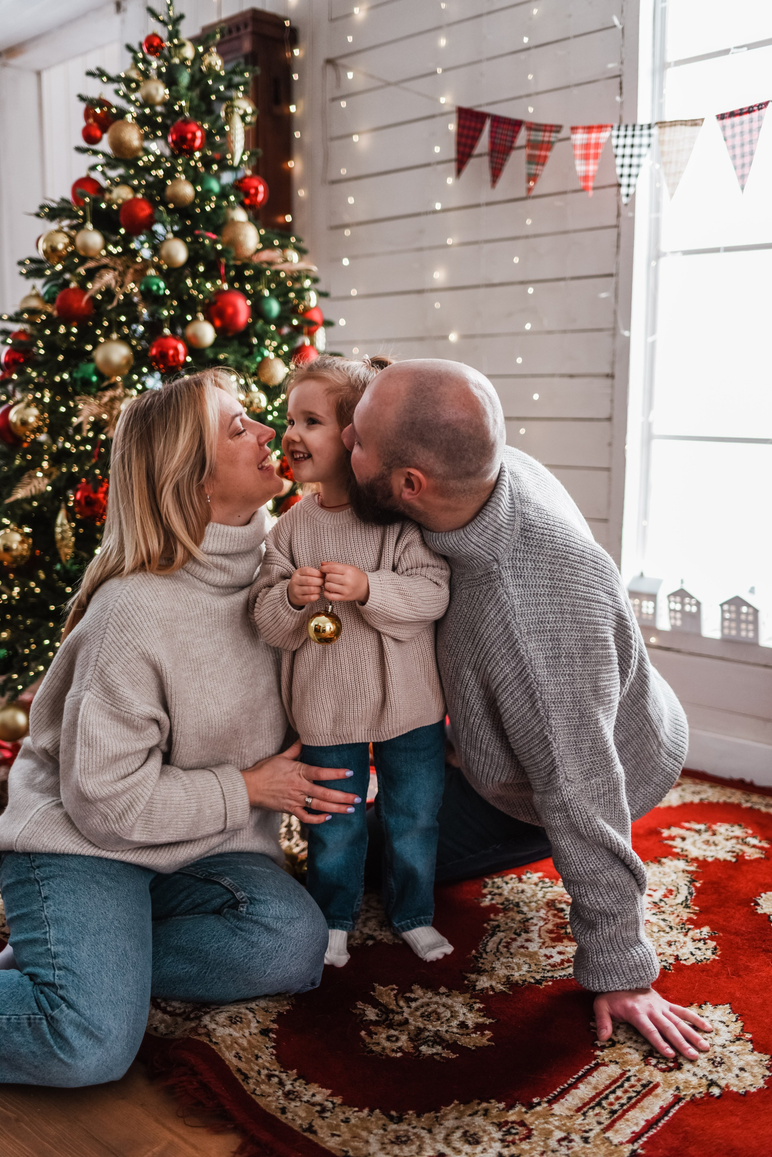 Семейная новогодняя. Семейный и детский фотограф во Фрязино, Ивантеевке и Щелково Матвеева