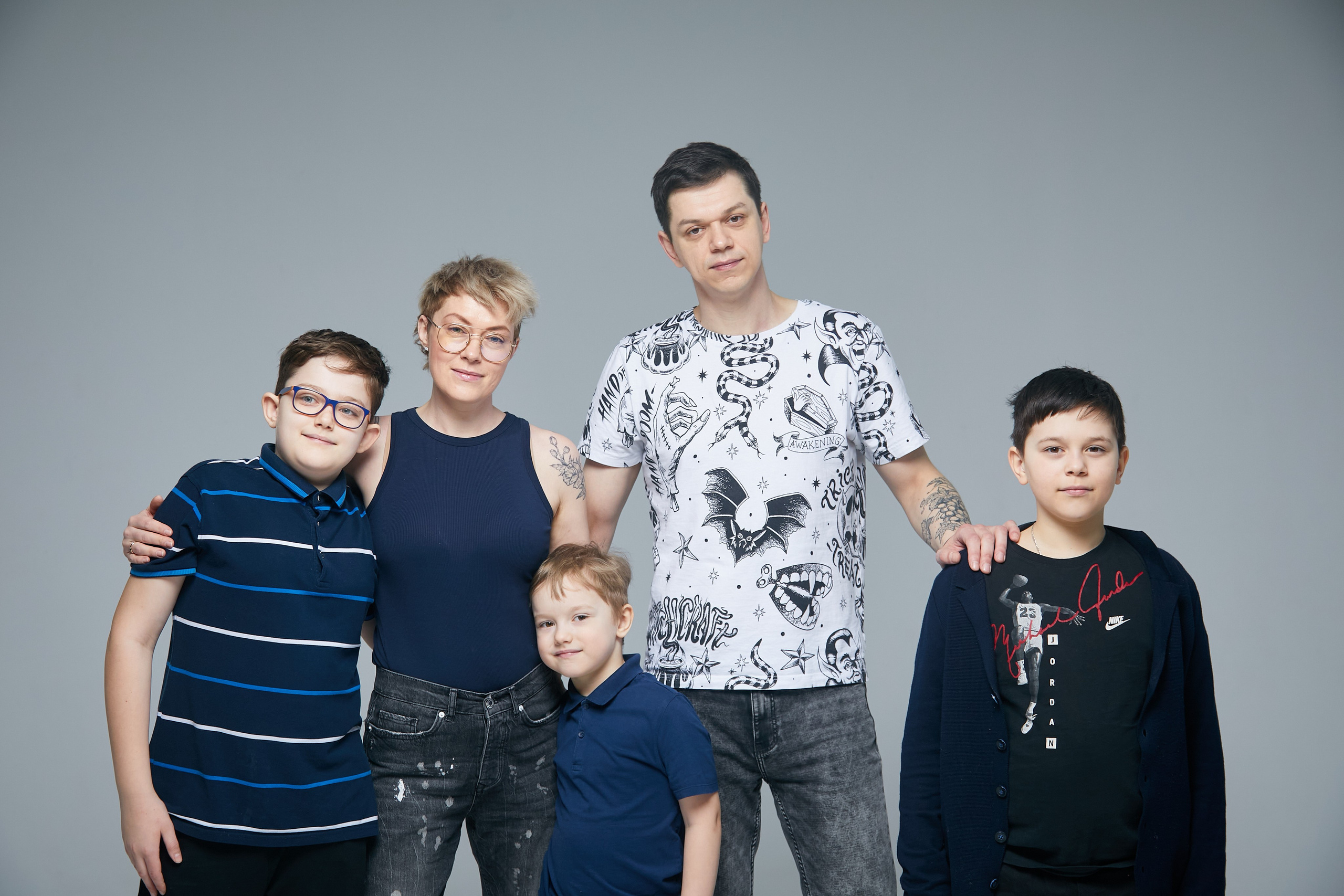 Портрет семьи. Фотограф Михаил Коган — Москва 89267284460