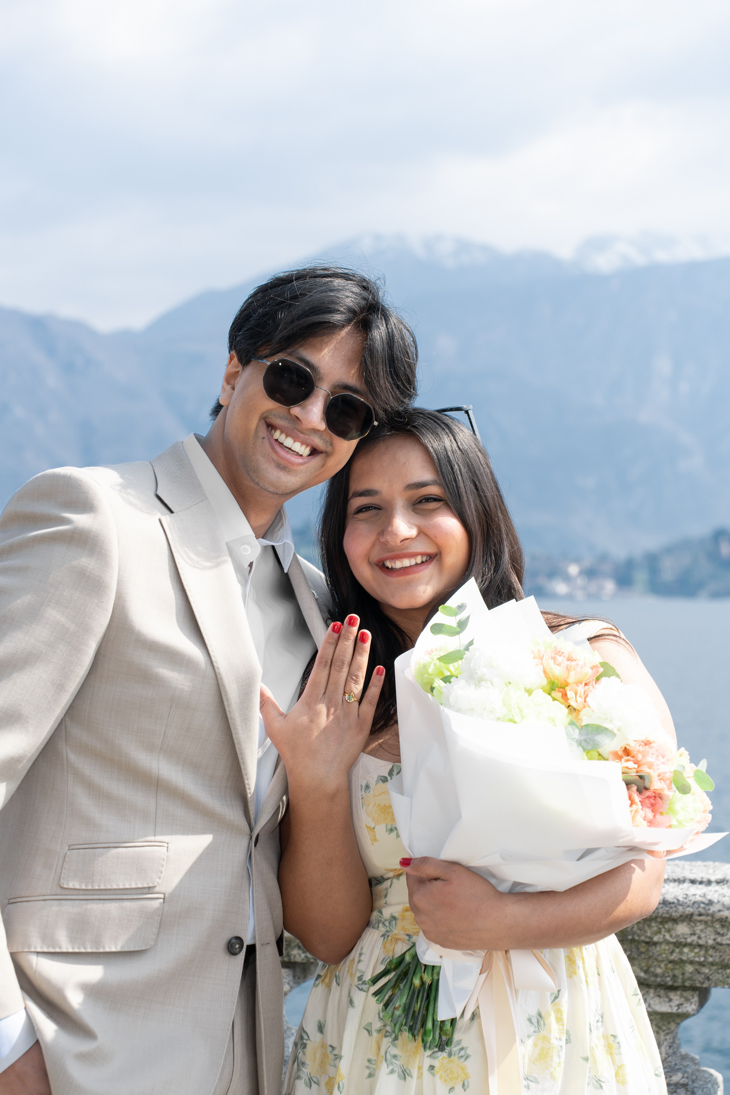 Addy & Fiance. Maria Anistratova | Destination Photographer, Videographer & Drone Pilot — Lake Como