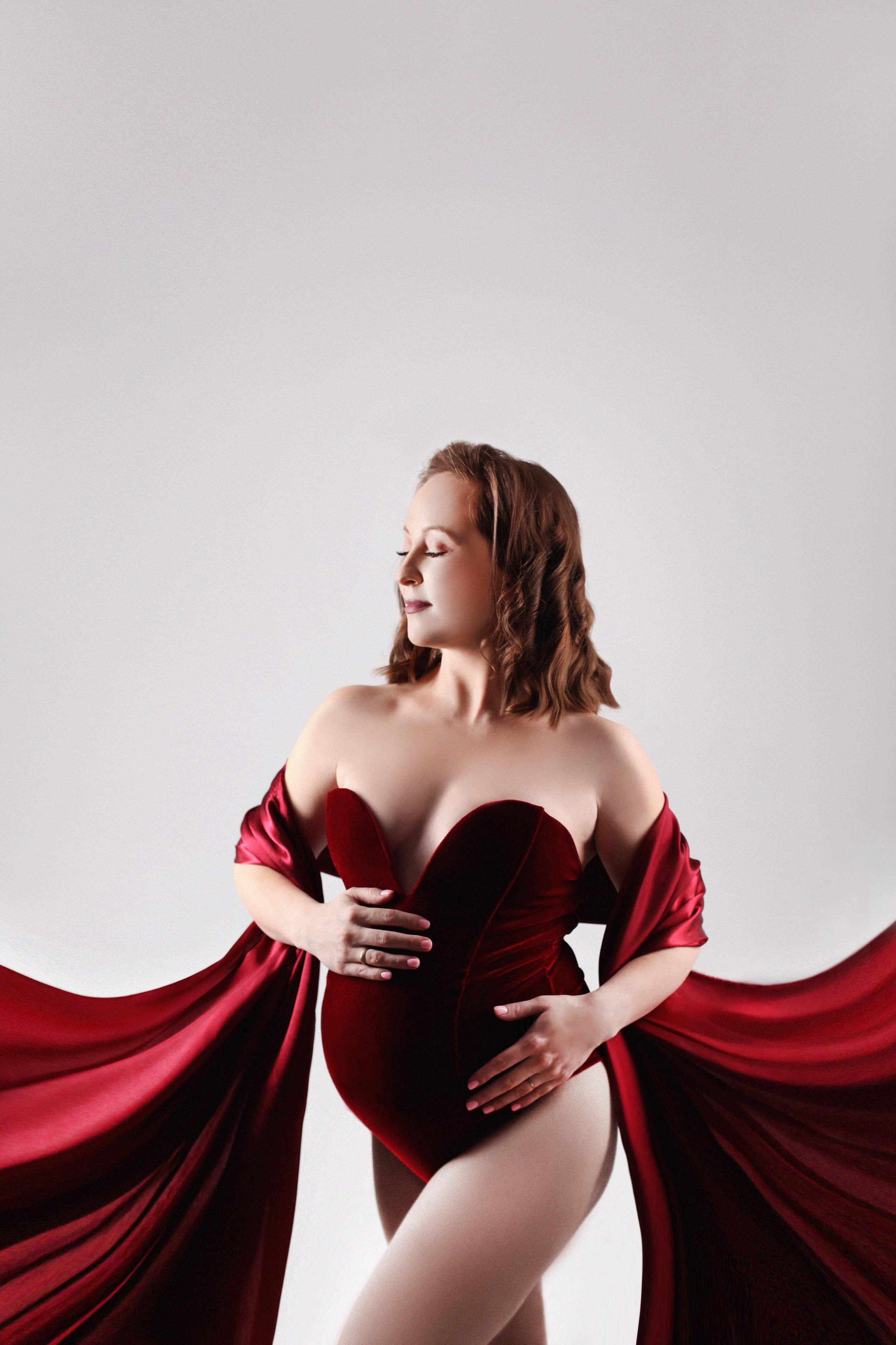 Фотосессии Беременности в Тканях. Семейный и Детский фотограф в Санкт-Петербурге Ирина Снежко