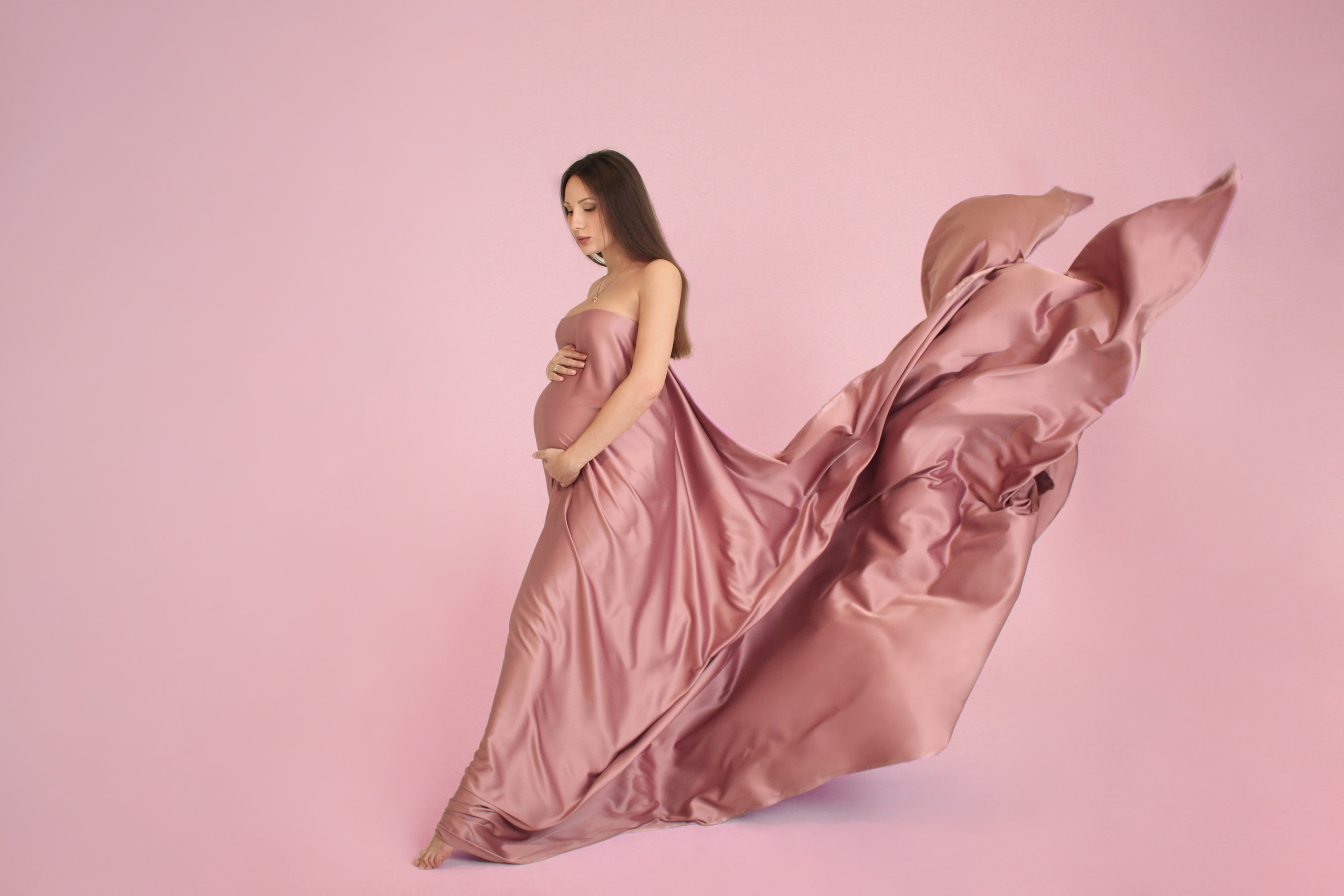 Фотосессии Беременности в Тканях. Семейный и Детский фотограф в Санкт-Петербурге Ирина Снежко