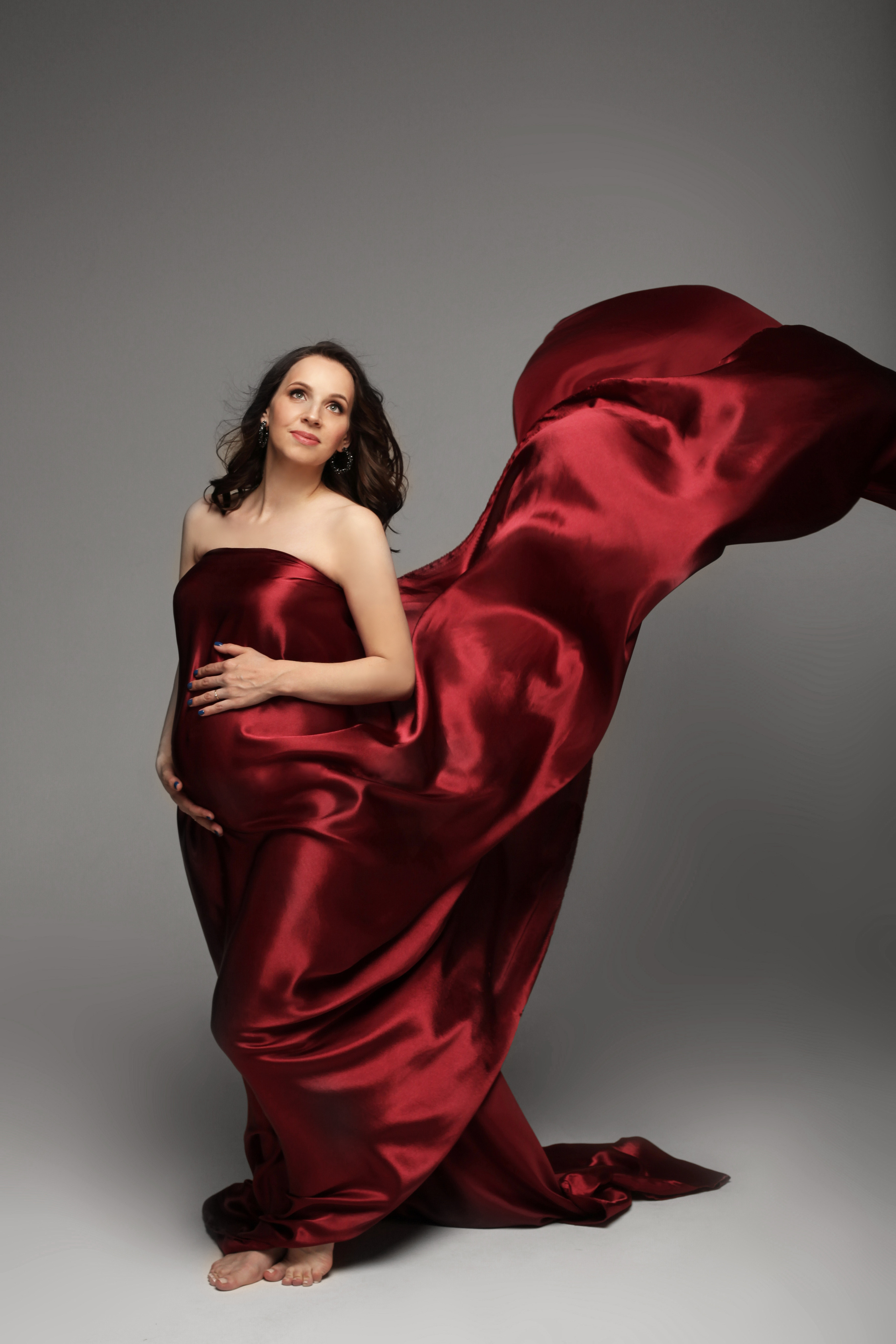 Фотосессии Беременности в Тканях. Семейный и Детский фотограф в Санкт-Петербурге Ирина Снежко