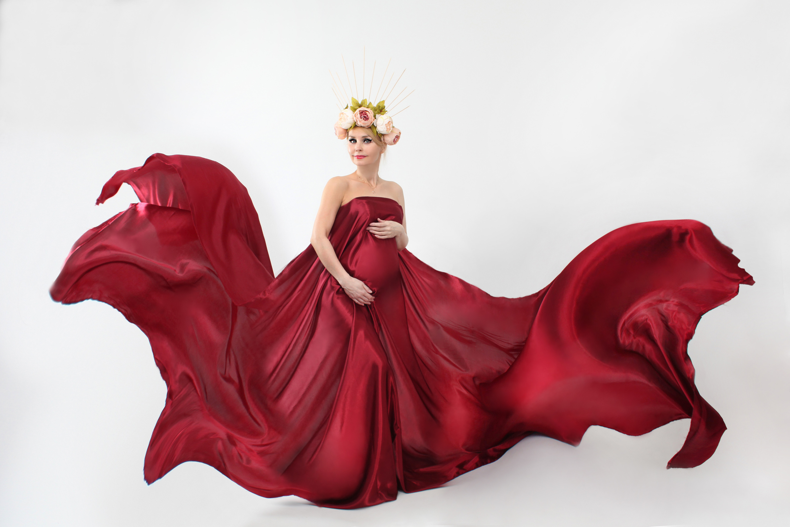 Фотосессии Беременности в Тканях. Семейный и Детский фотограф в Санкт-Петербурге Ирина Снежко