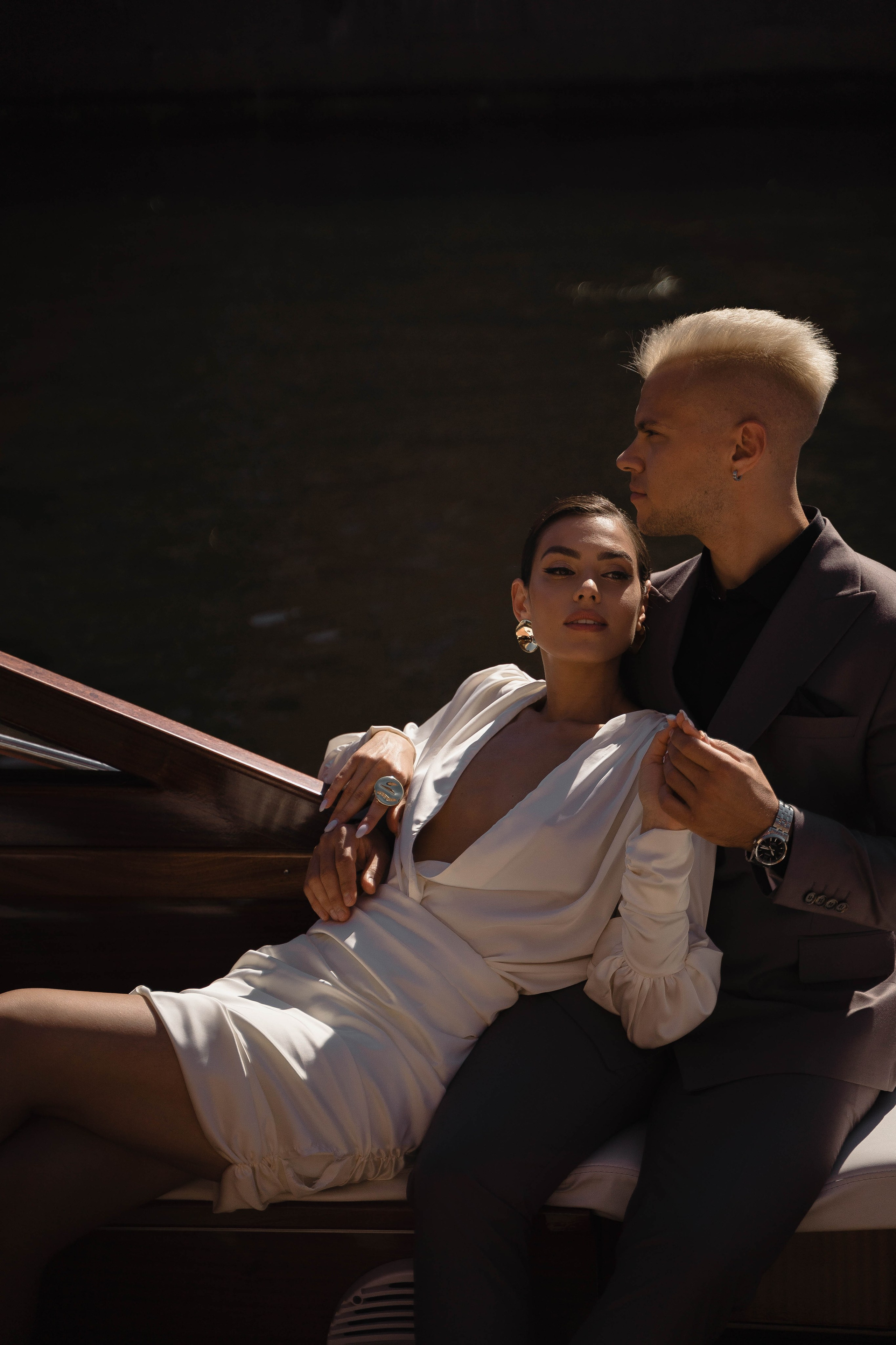 Прогулка на катере. Свадебный фотограф Казань Анастасия Доле