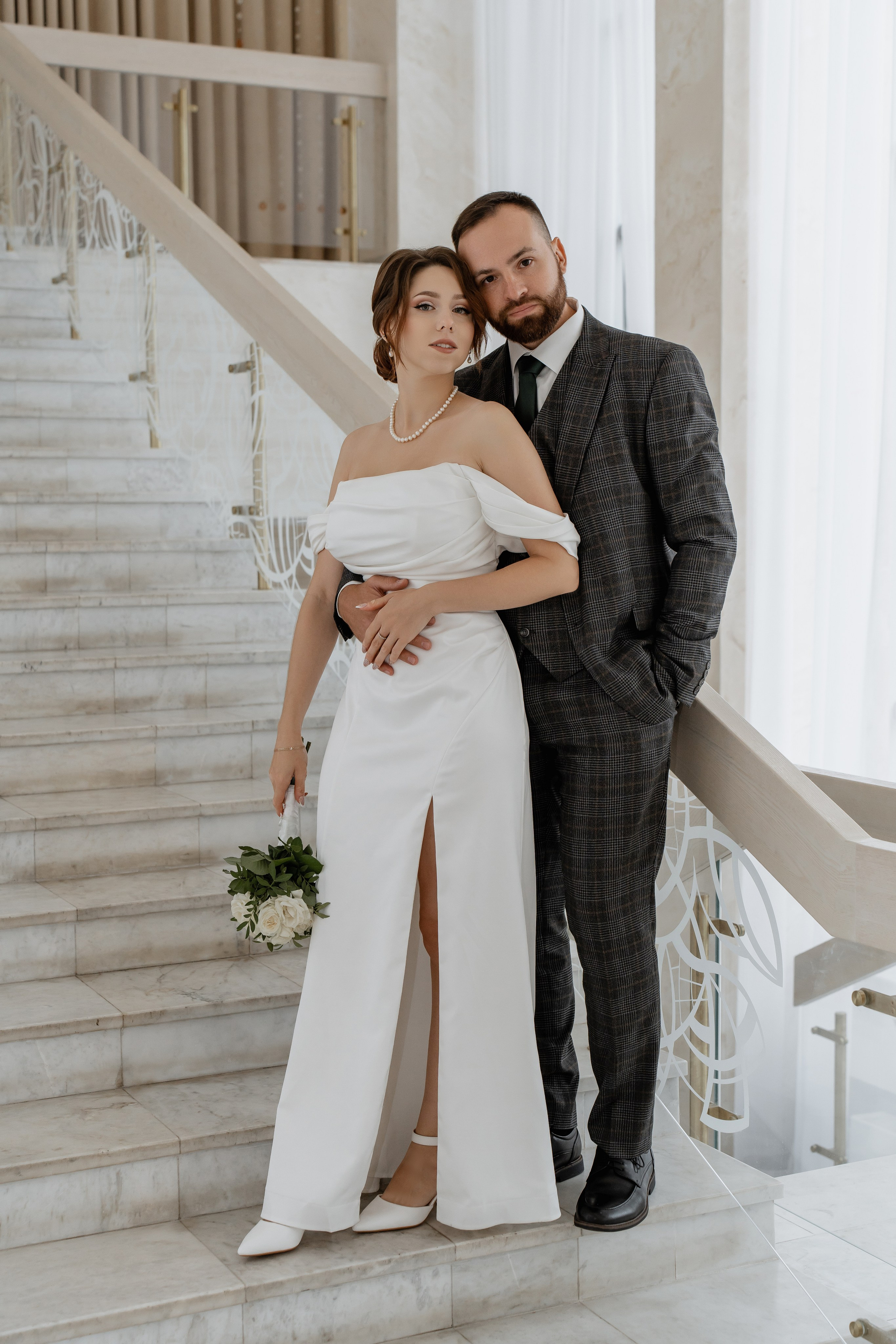 Андрей и Наталья_Дворец бракосочетания. Свадебный и семейный фотограф в Самаре Салахова Гулина