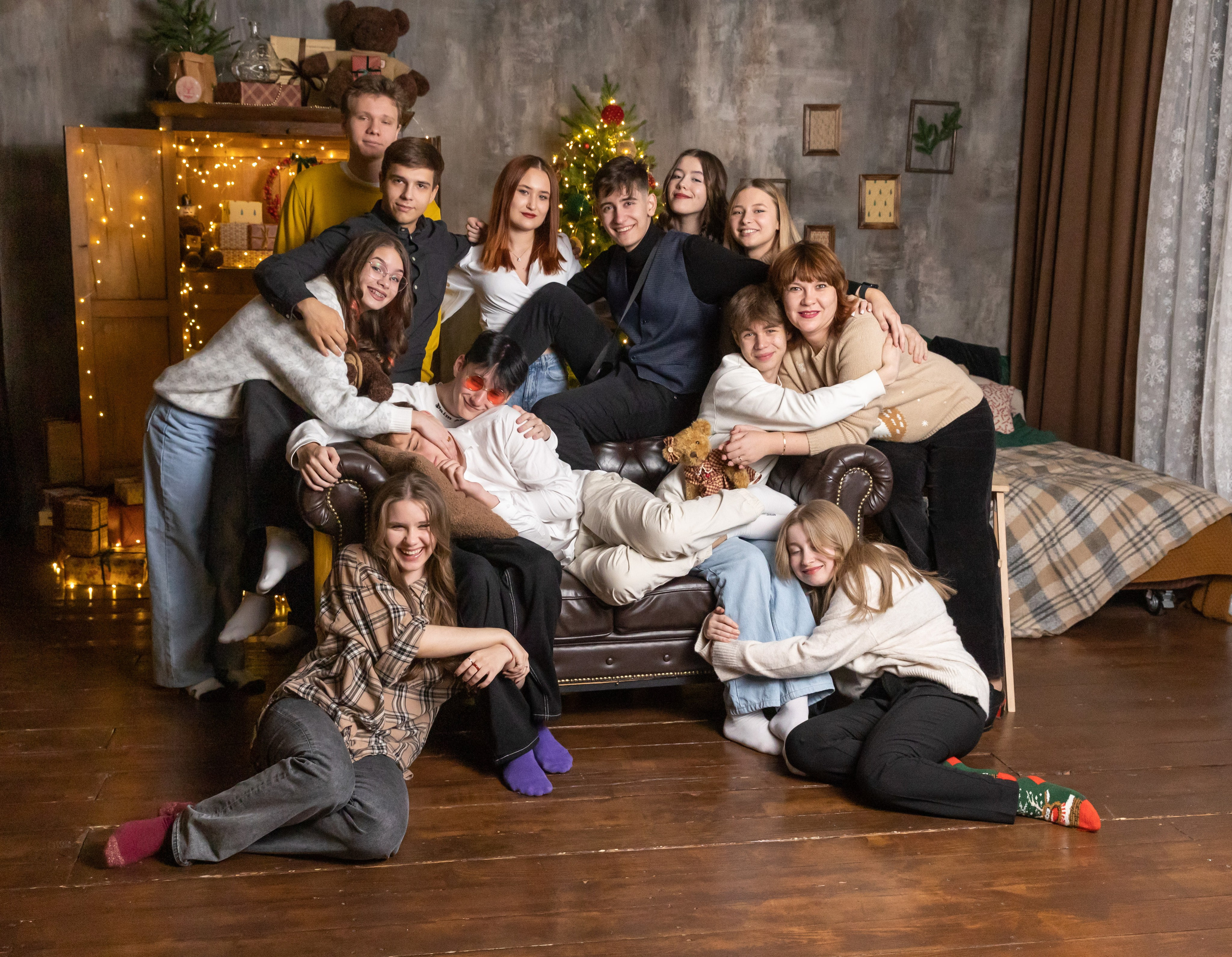 Новогодняя фотосессия 11Б. Семейный, детский, школьный фотограф в Благовещенске Яна Белоусова