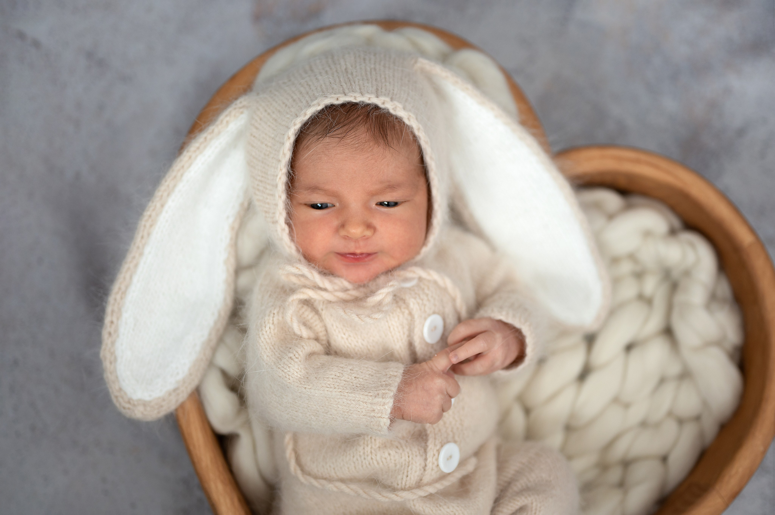 Классический ньюборн. Фотограф новорождённых Ольга Ушакова Москва