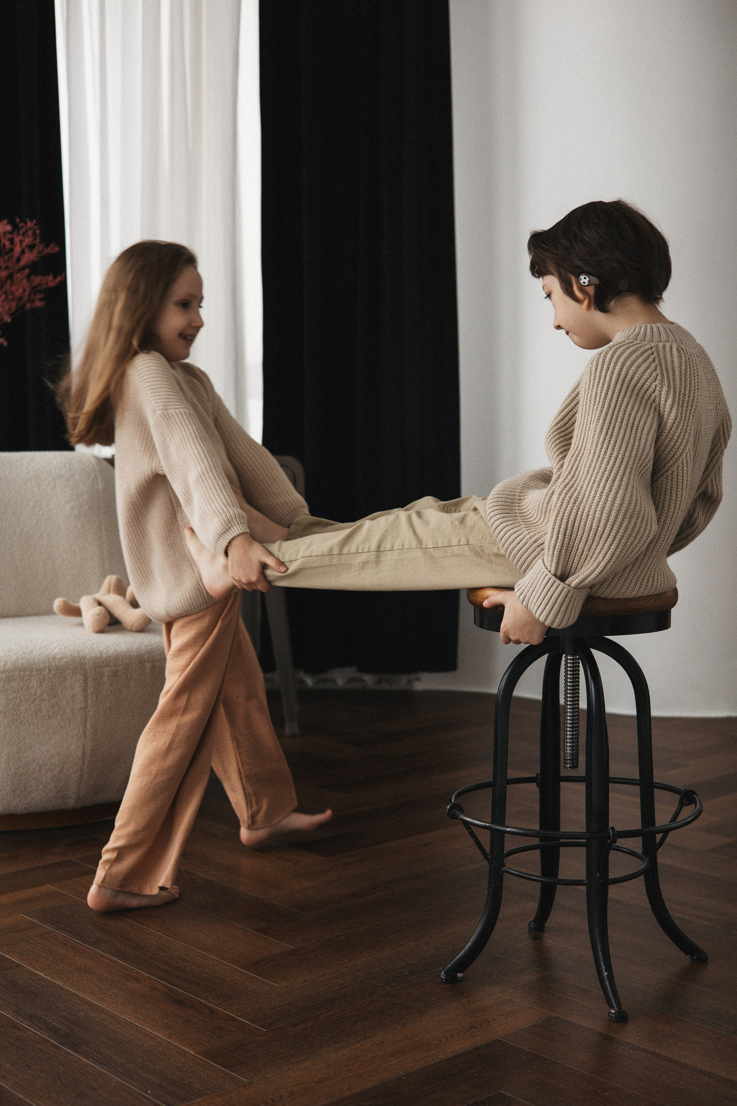 Семейная съёмка в студии, Москва. Портретный и семейный фотограф в Москве Мария Рослякова