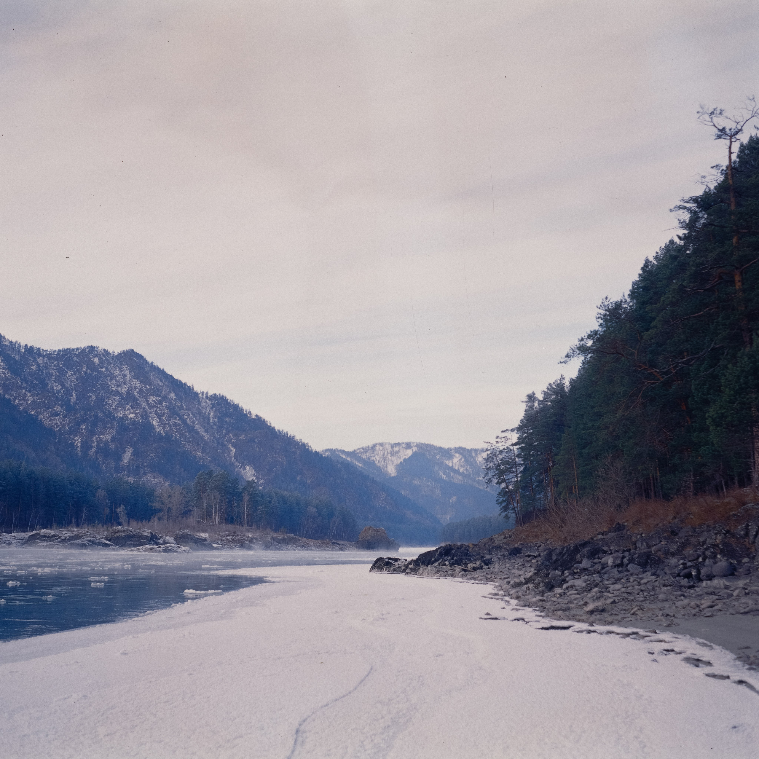 База Сила Алтая / 16 декабря 2023 года (-18℃)  / Kodak Ektachrome 100V