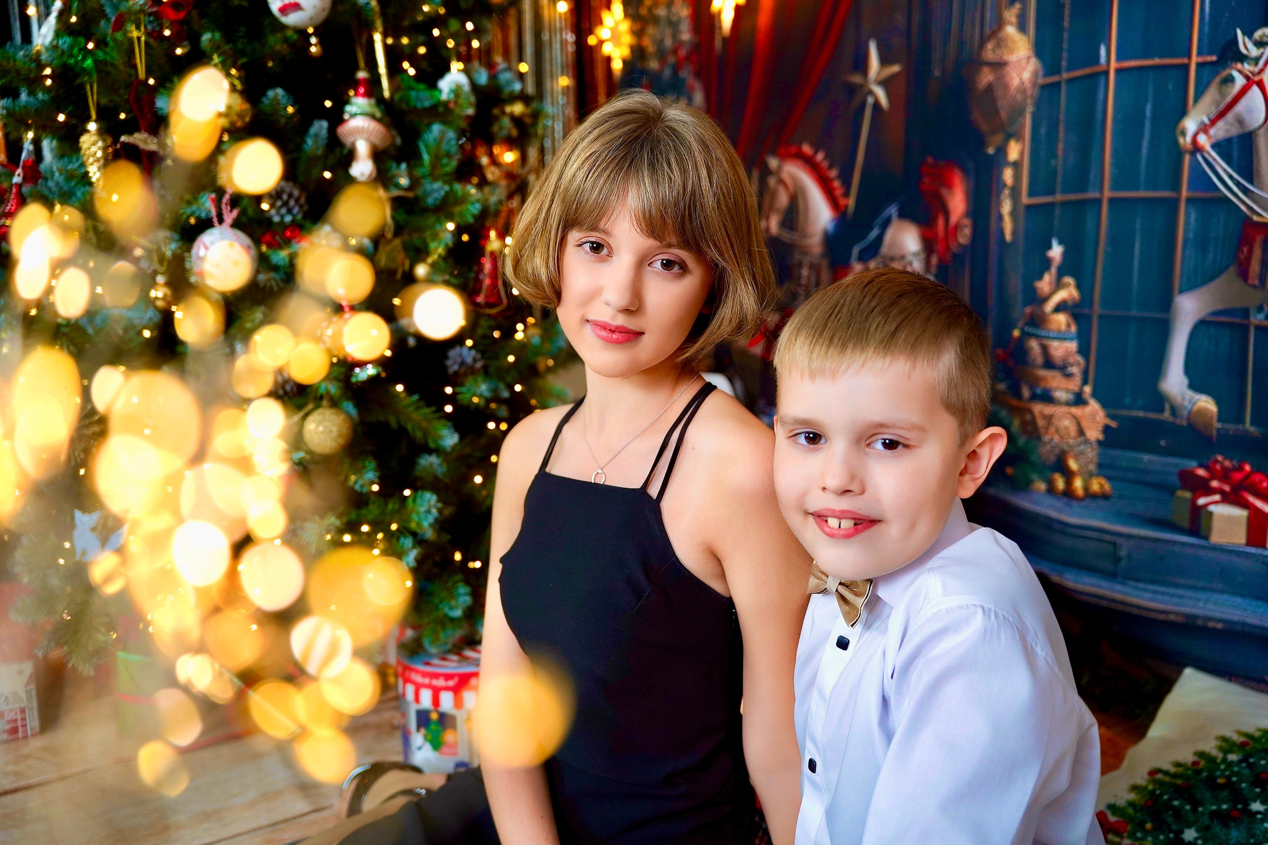 Новогодний фотопроект 2025 № 1. Семейный и детский фотограф Александра Гвоздикова