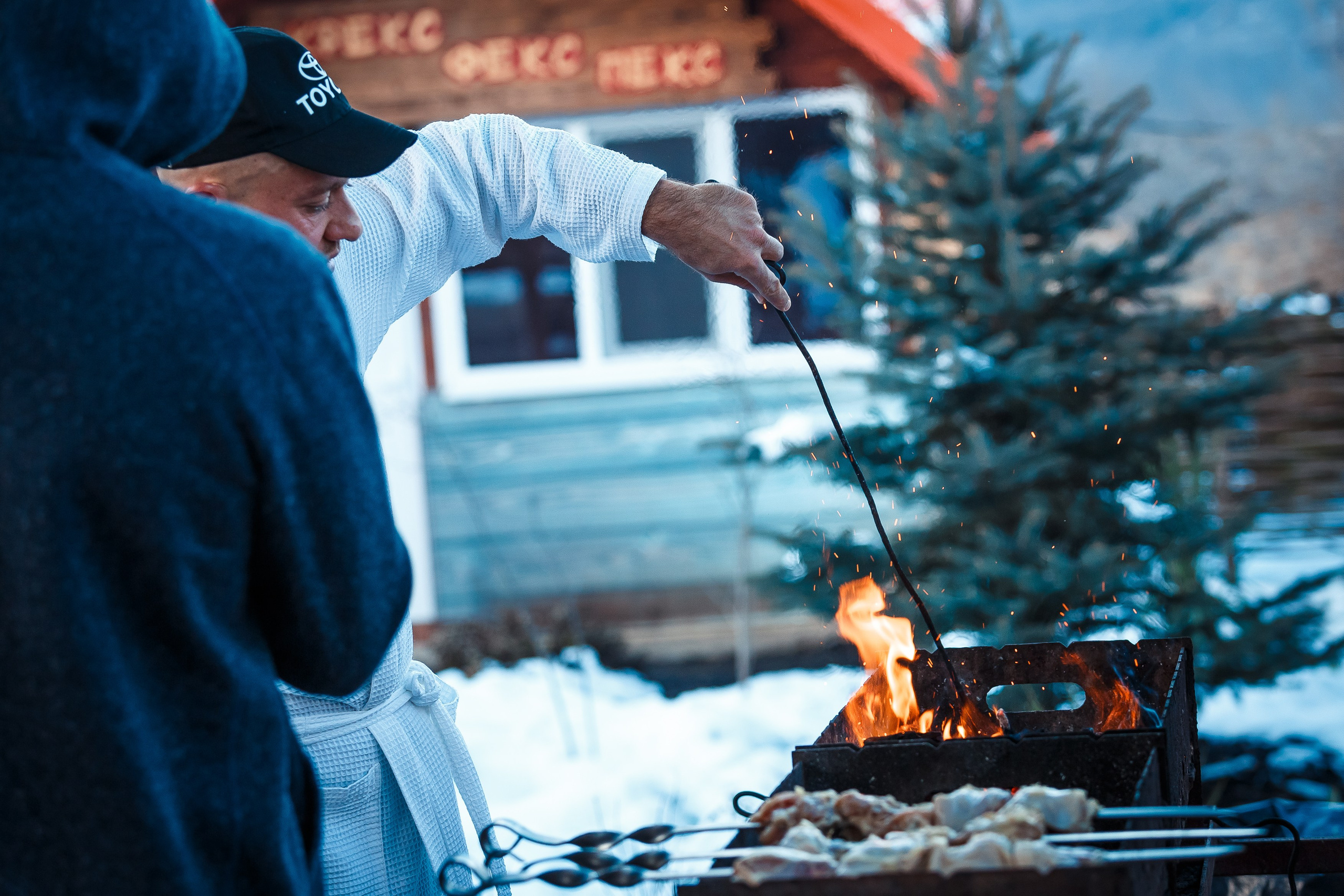 Термальный источник зимой,летом,весной и осенью