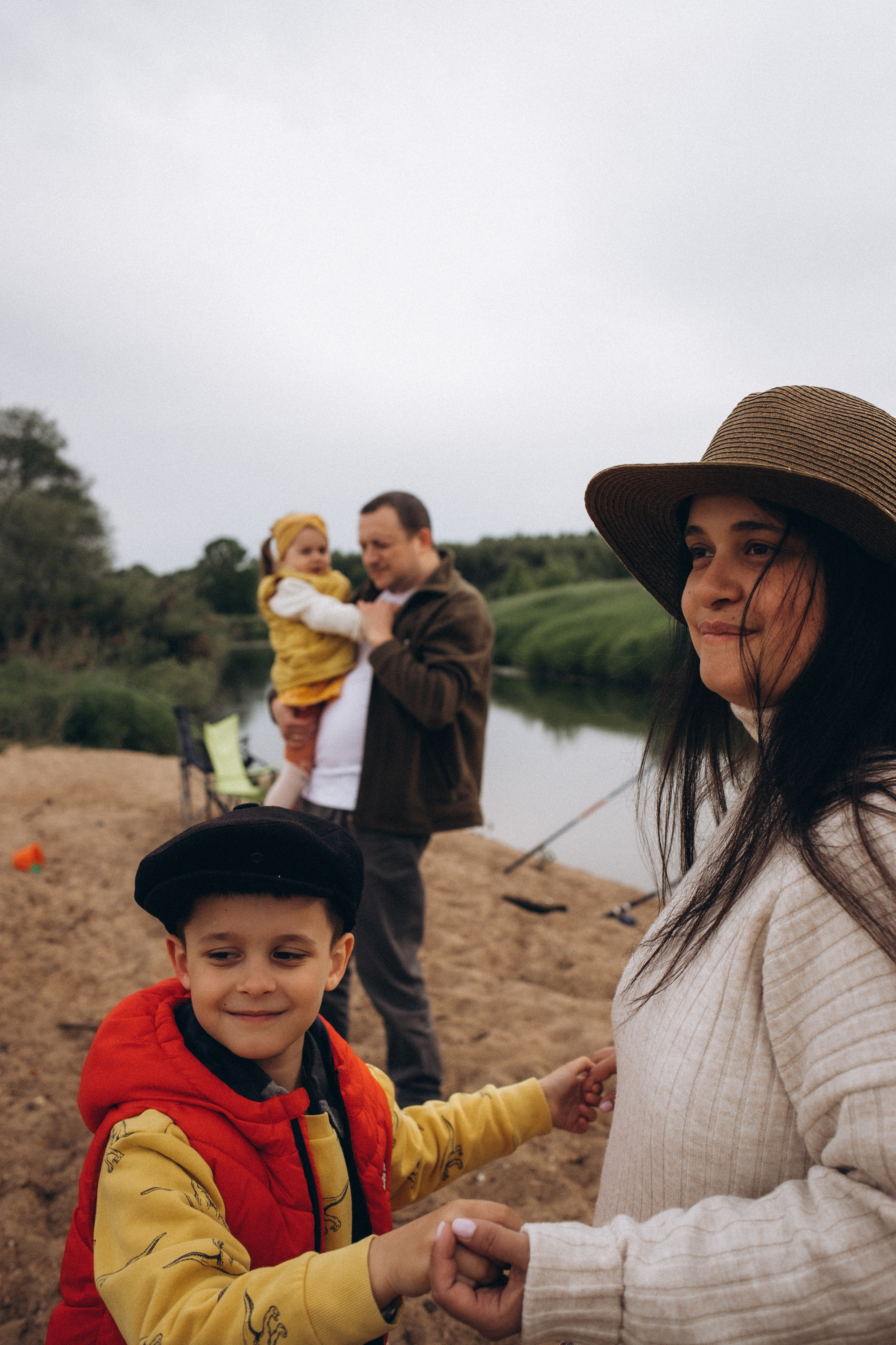 Вася, Юля, Сева и Полинка. Семейный и свадебный фотограф Анна Кожокарь
