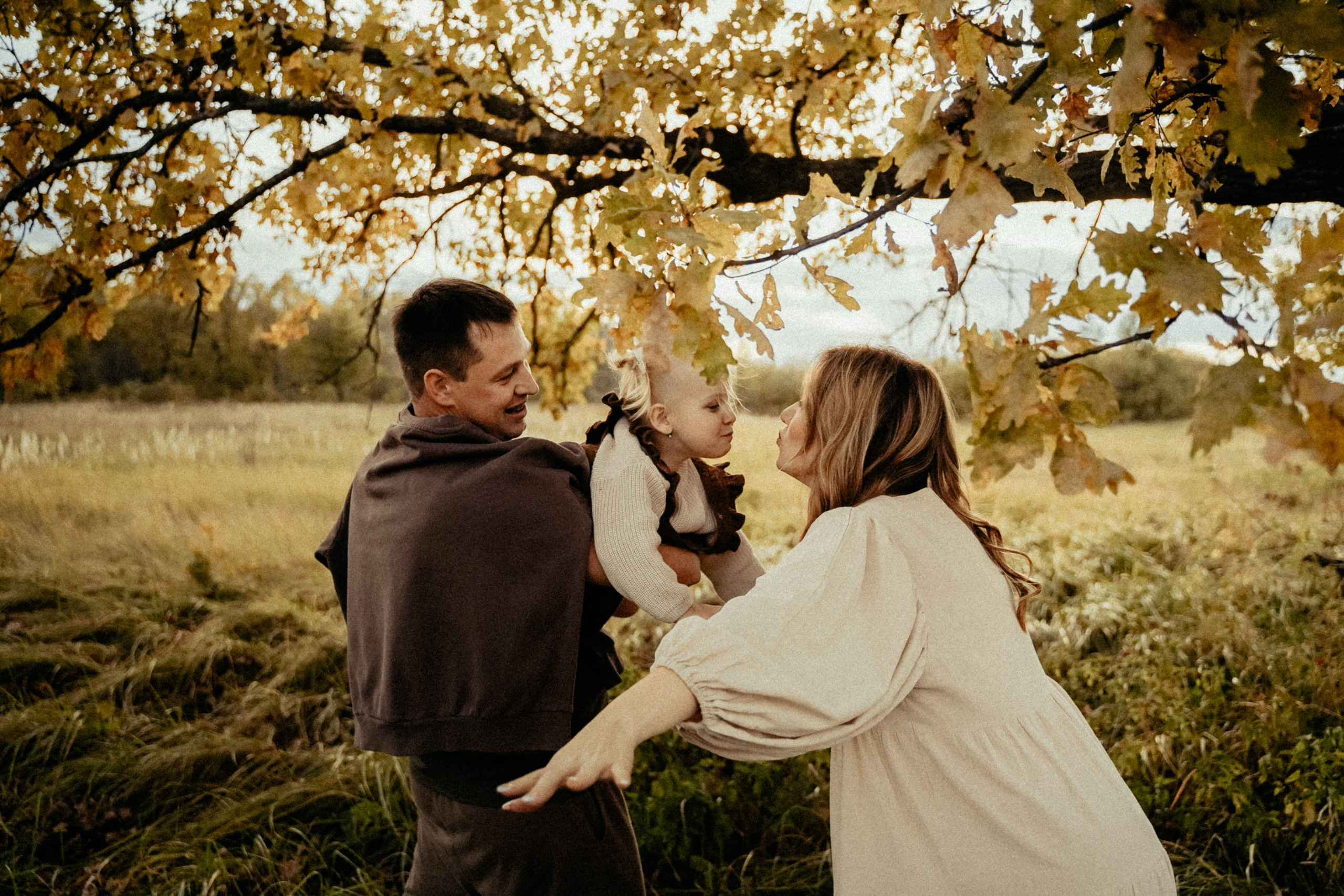 Семья на природе