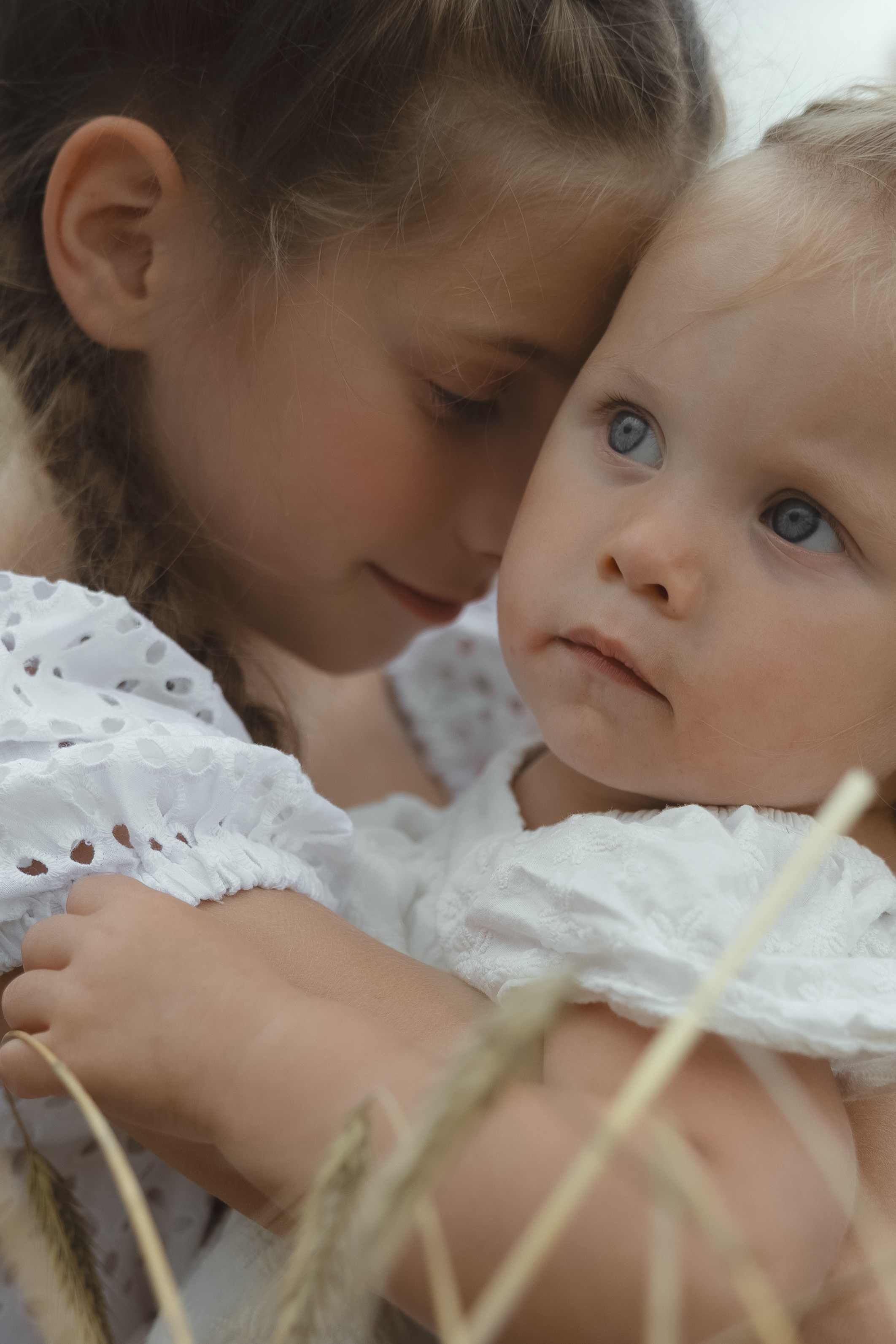 Девочки в поле. Семейный фотограф в городе Тула Любовь Сабирова
